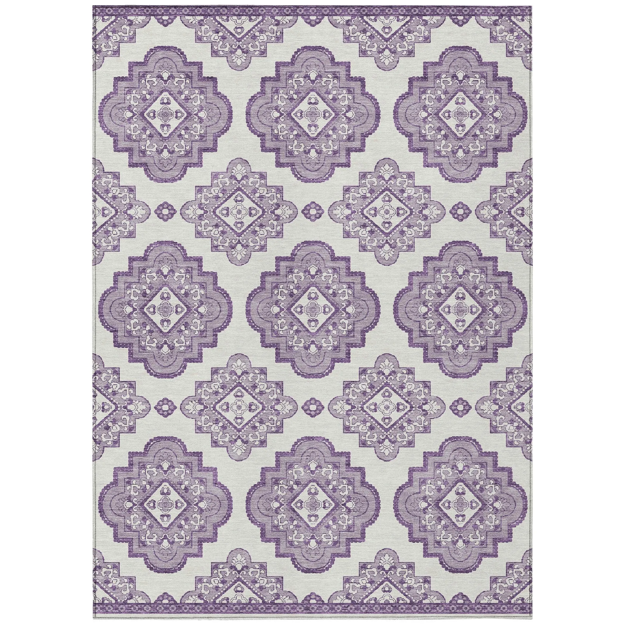 Machine Washable Indoor/ Outdoor Chantille Boho Moroccan Rug
