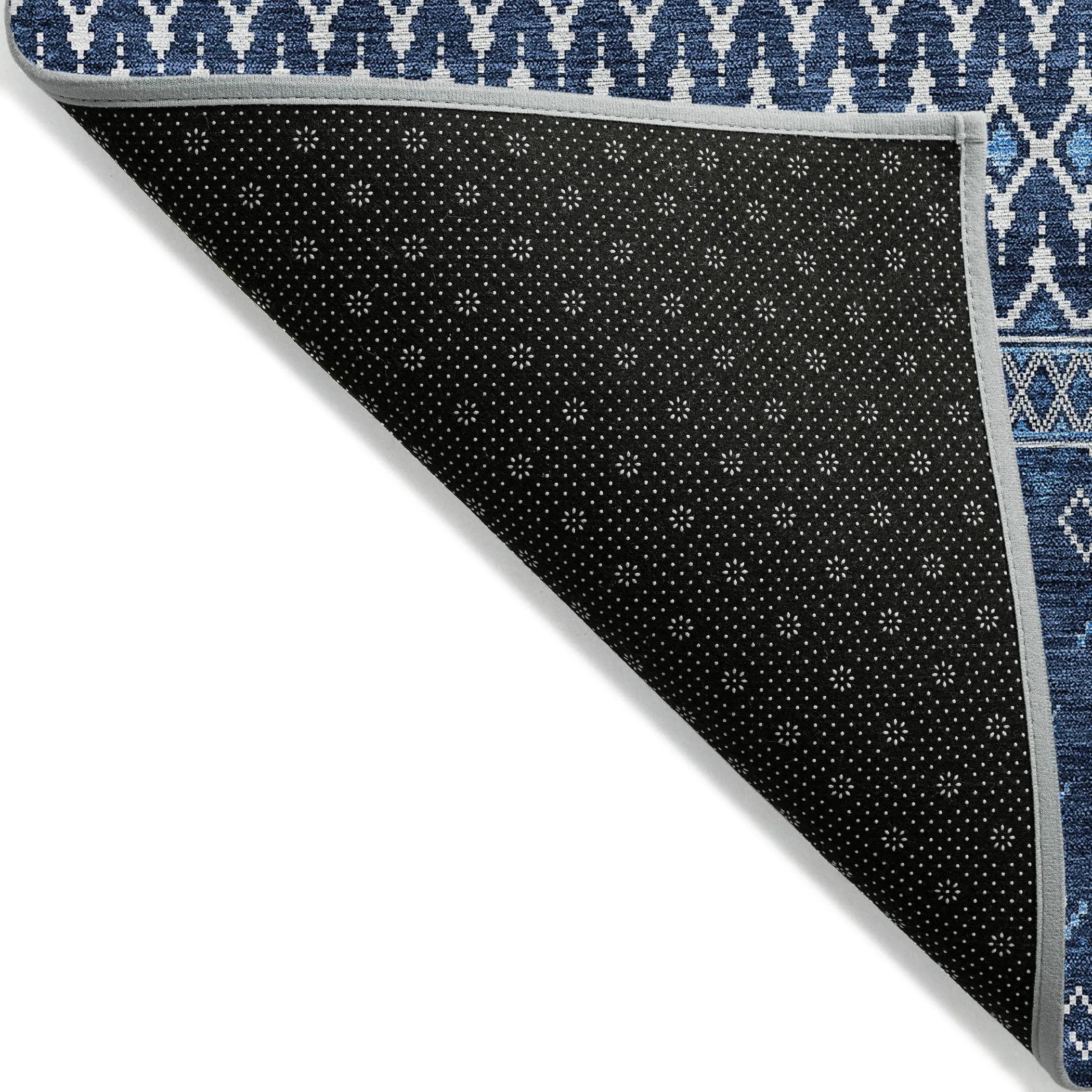 Machine Washable Indoor/ Outdoor Chantille Boho Morrocan Rug