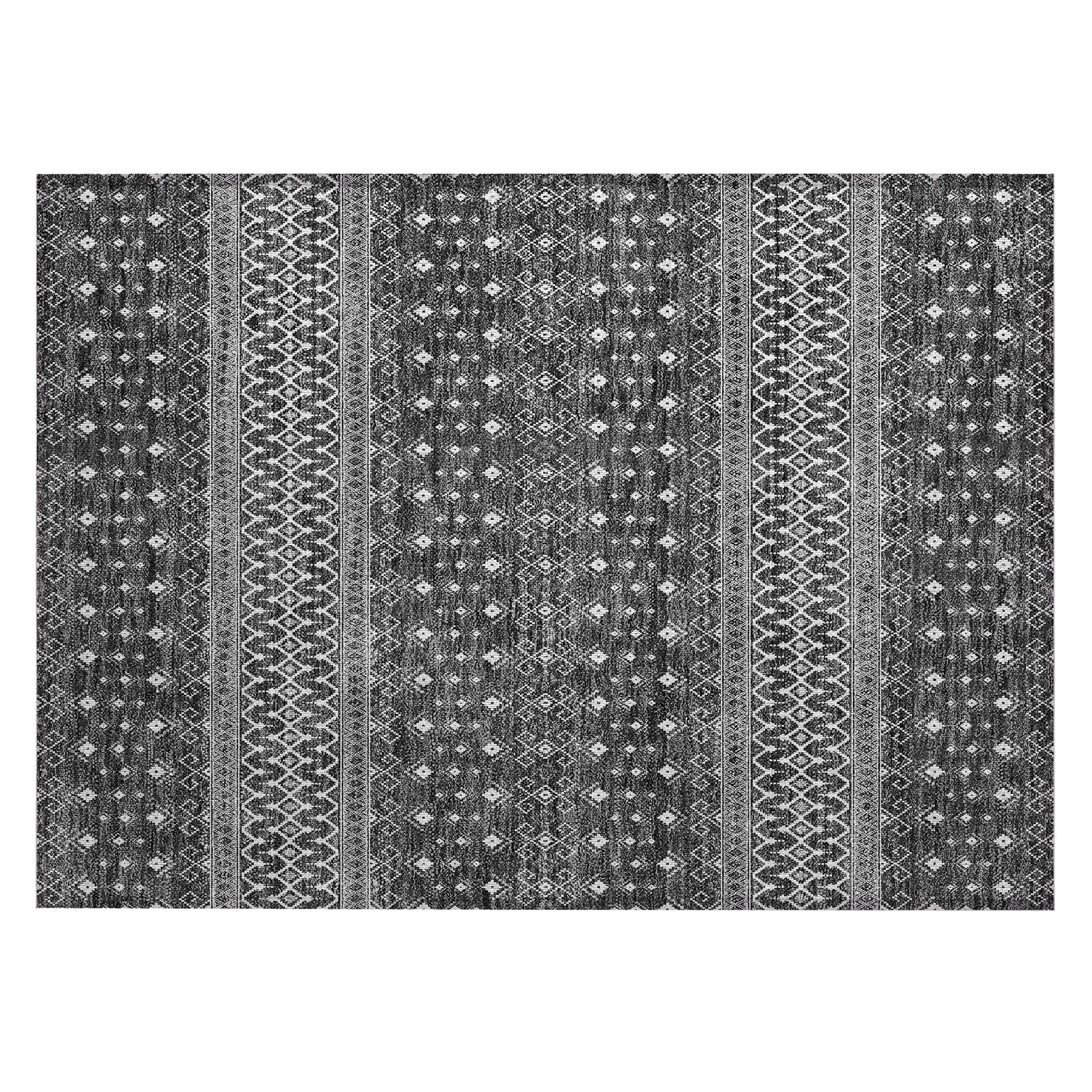 Machine Washable Indoor/ Outdoor Chantille Boho Morrocan Rug