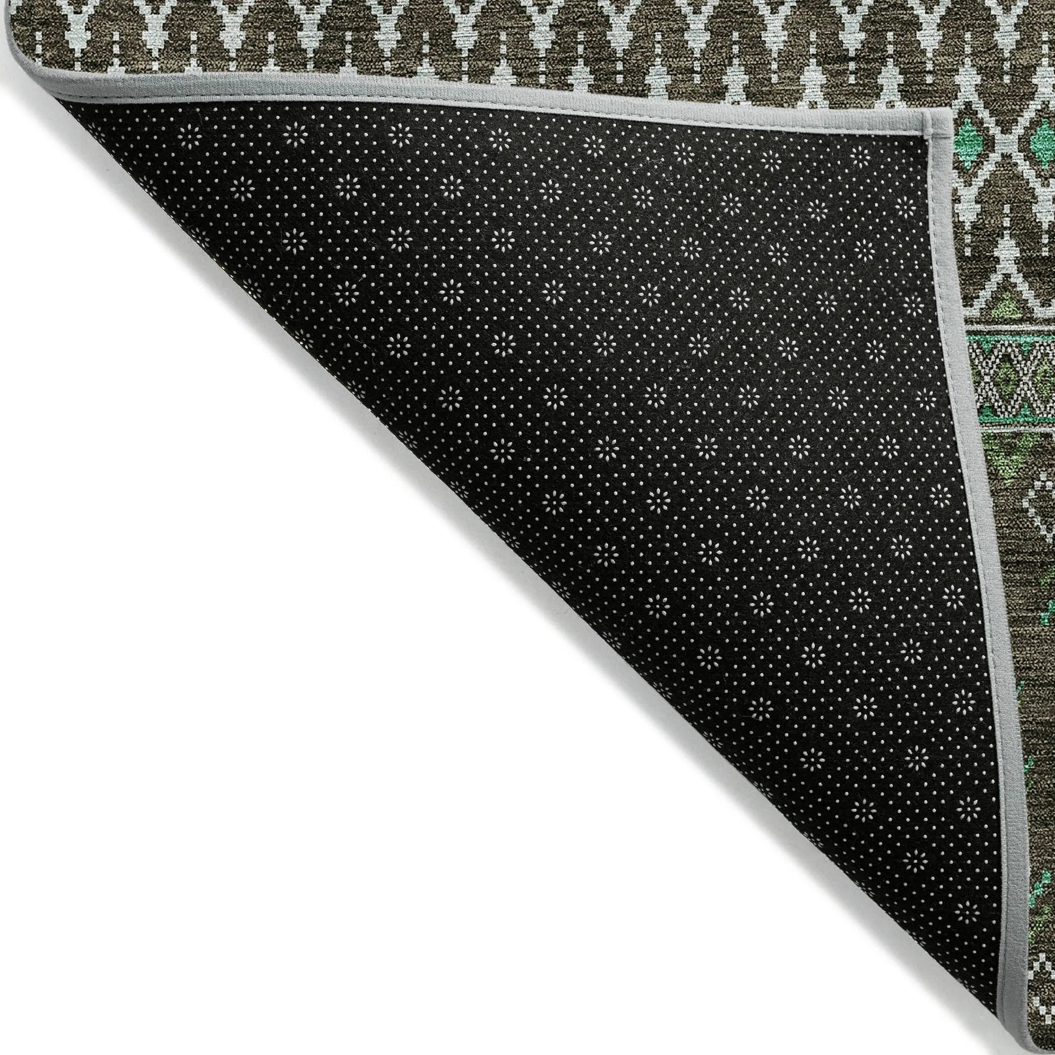 Machine Washable Indoor/ Outdoor Chantille Boho Morrocan Rug
