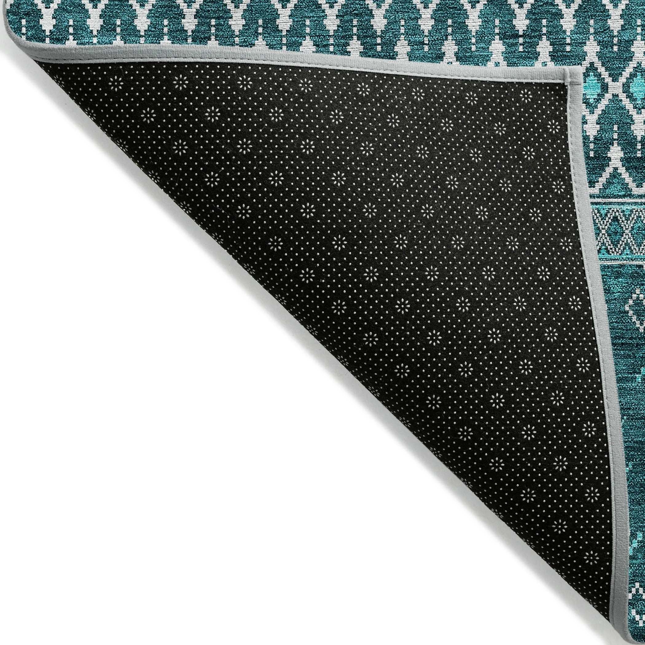 Machine Washable Indoor/ Outdoor Chantille Boho Morrocan Rug