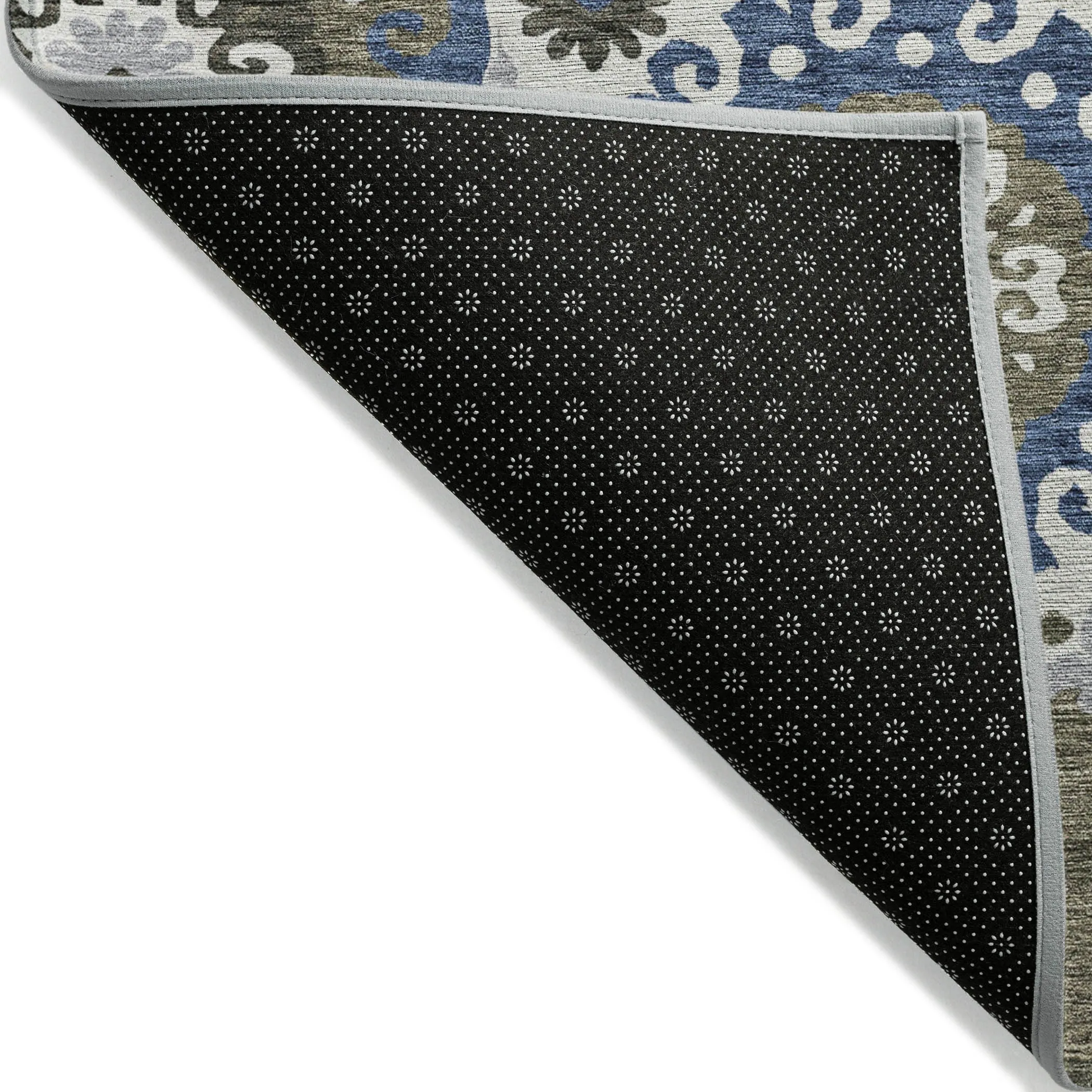 Machine Washable Indoor/ Outdoor Chantille Casual Medallion Rug