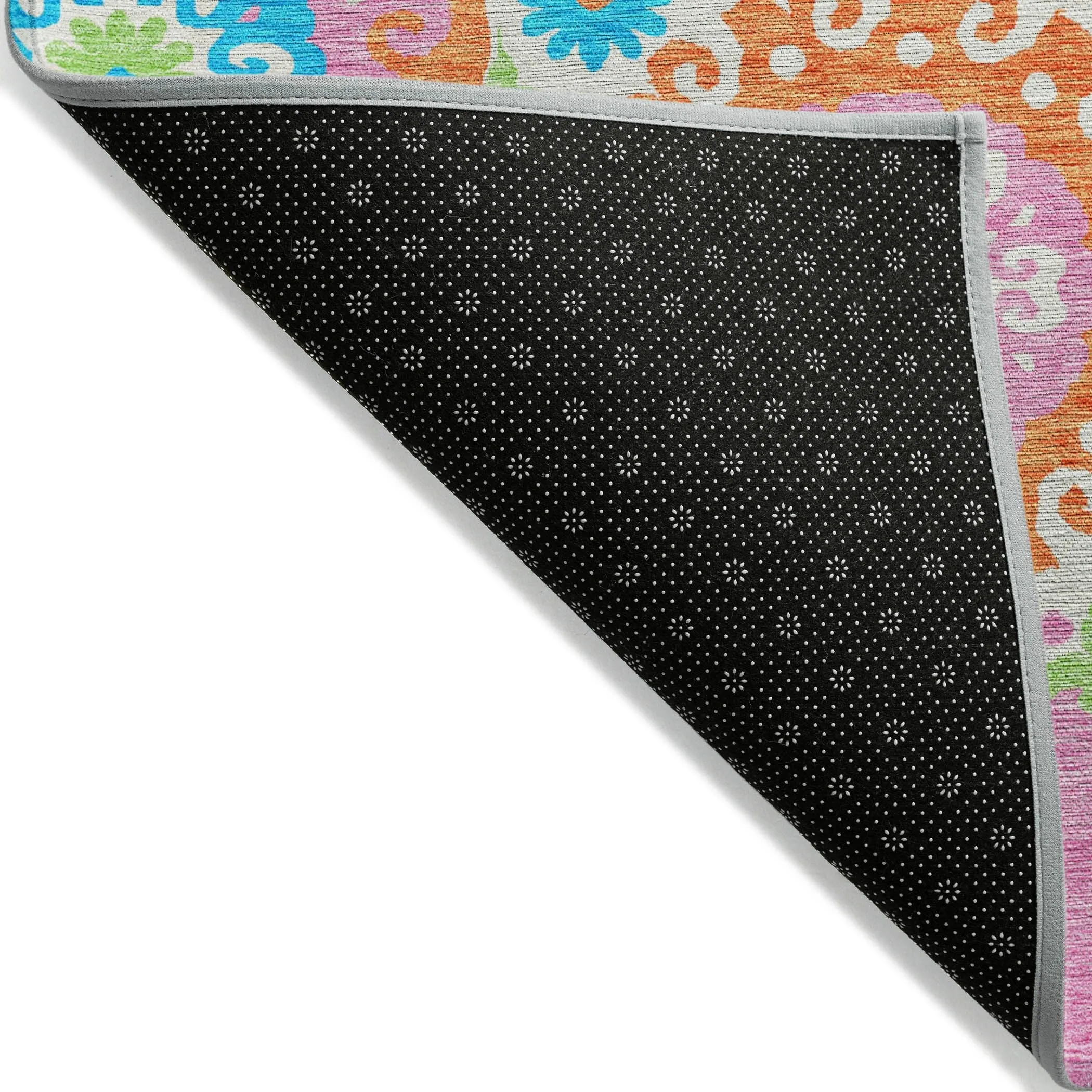 Machine Washable Indoor/ Outdoor Chantille Casual Medallion Rug