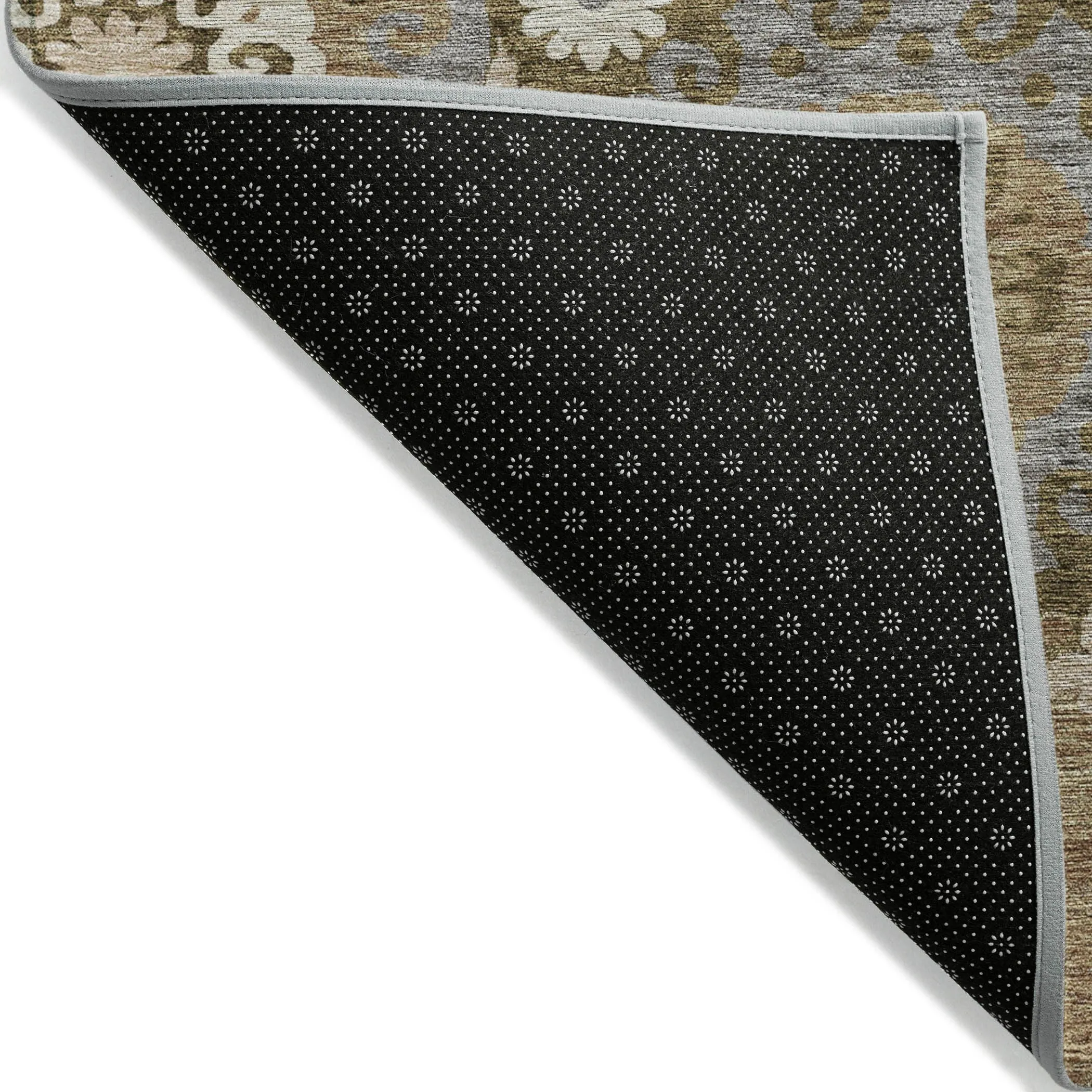 Machine Washable Indoor/ Outdoor Chantille Casual Medallion Rug