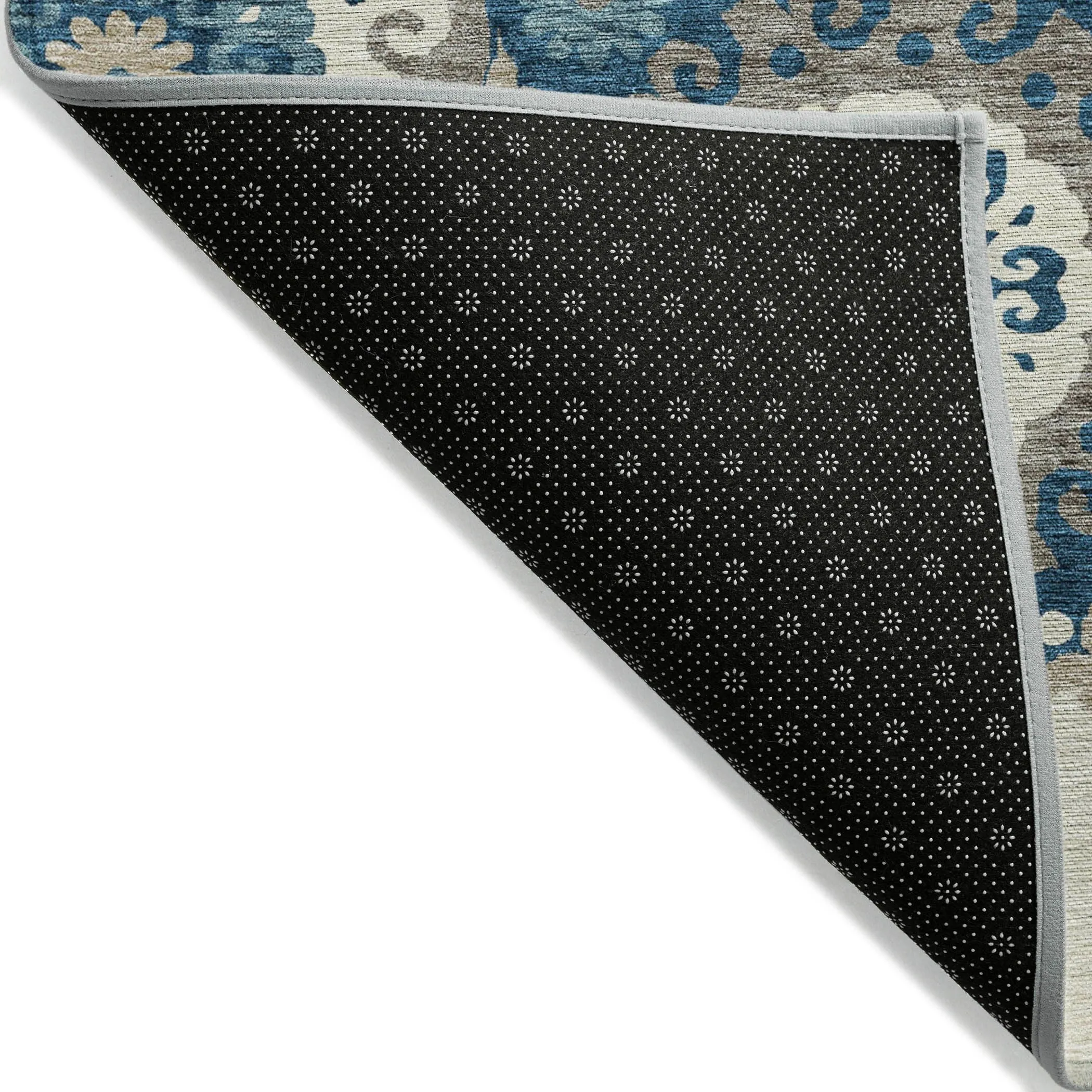 Machine Washable Indoor/ Outdoor Chantille Casual Medallion Rug