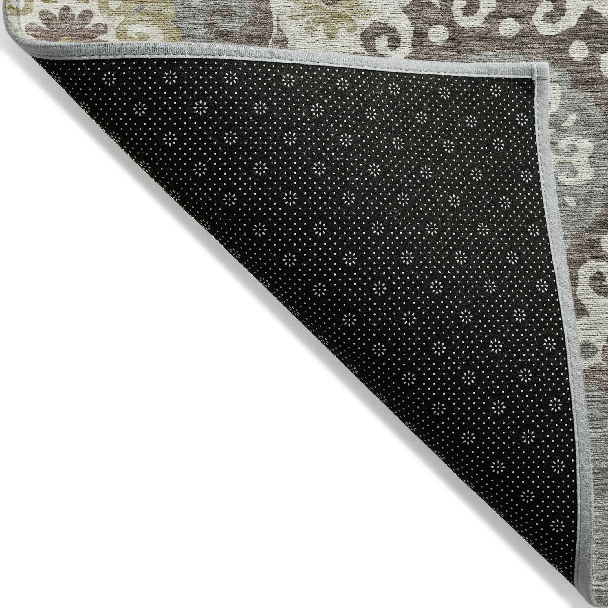 Machine Washable Indoor/ Outdoor Chantille Casual Medallion Rug