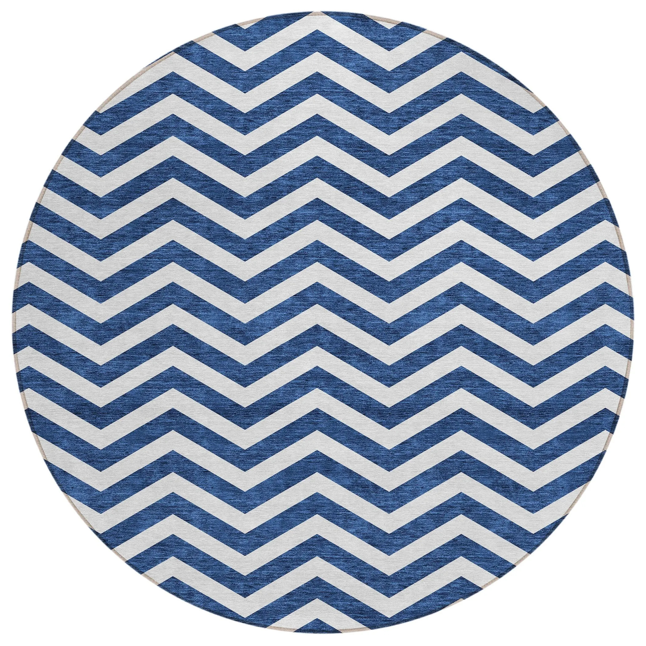 Machine Washable Indoor/ Outdoor Chantille Chevron Stripe Rug