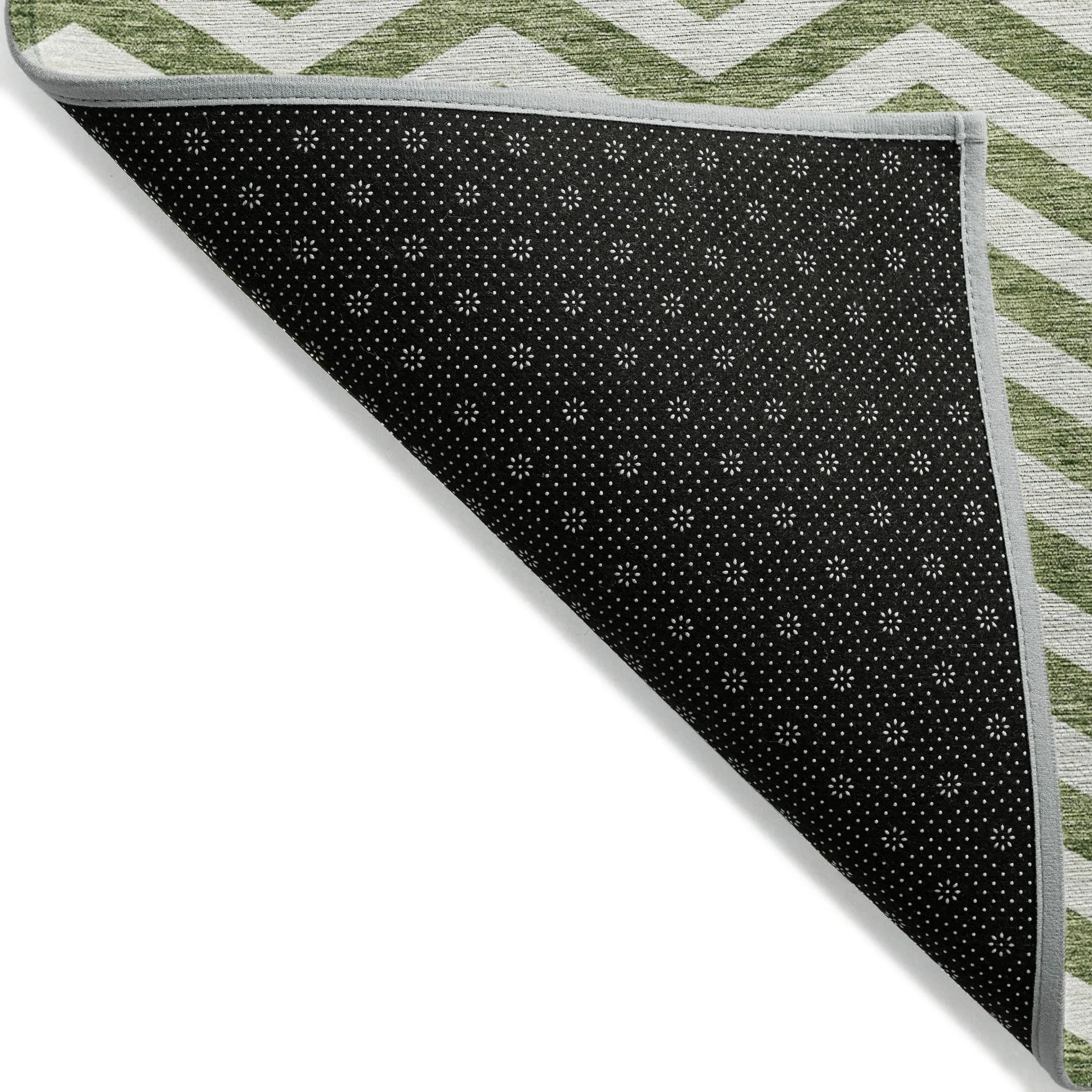 Machine Washable Indoor/ Outdoor Chantille Chevron Stripe Rug