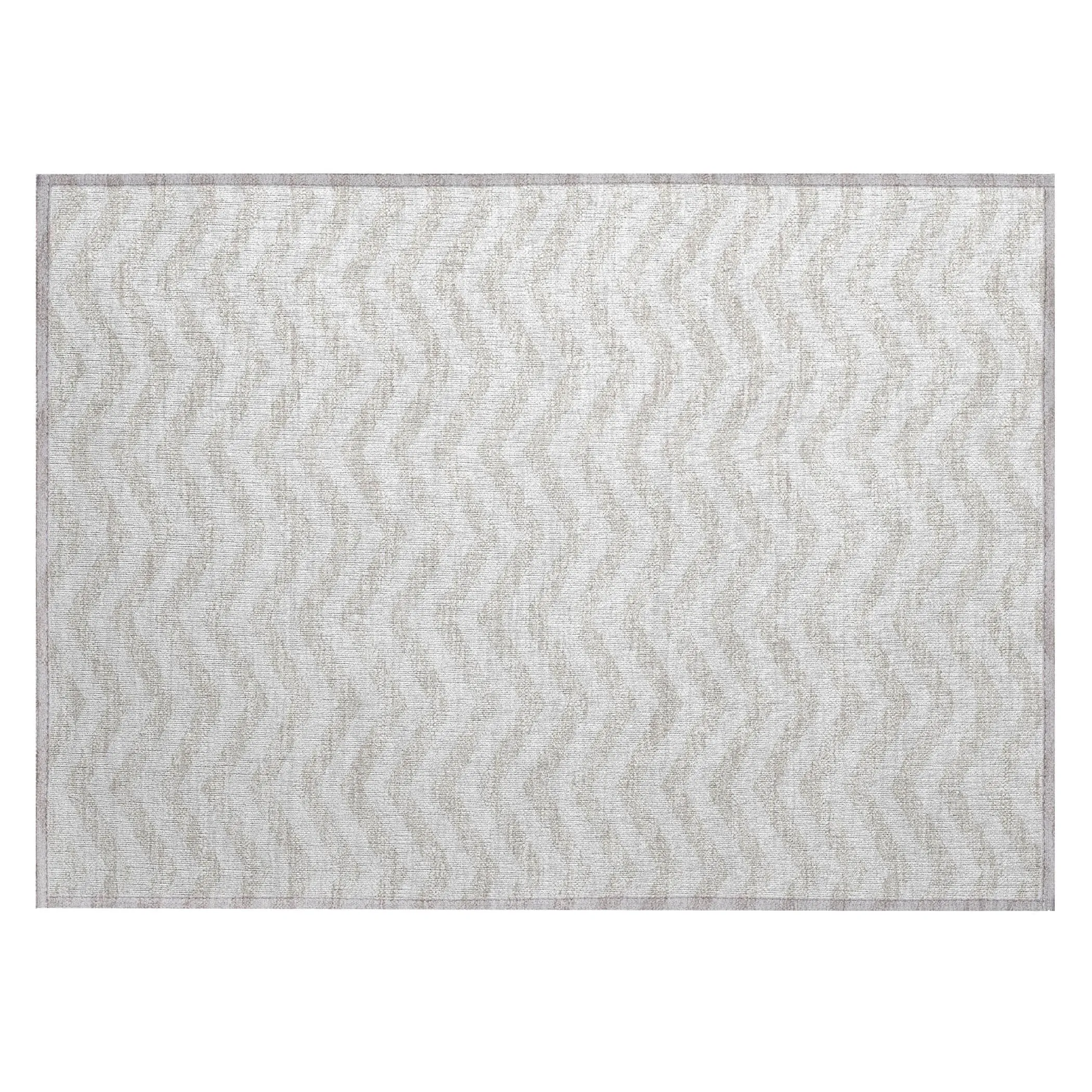 Machine Washable Indoor/ Outdoor Chantille Chevron Stripe Rug