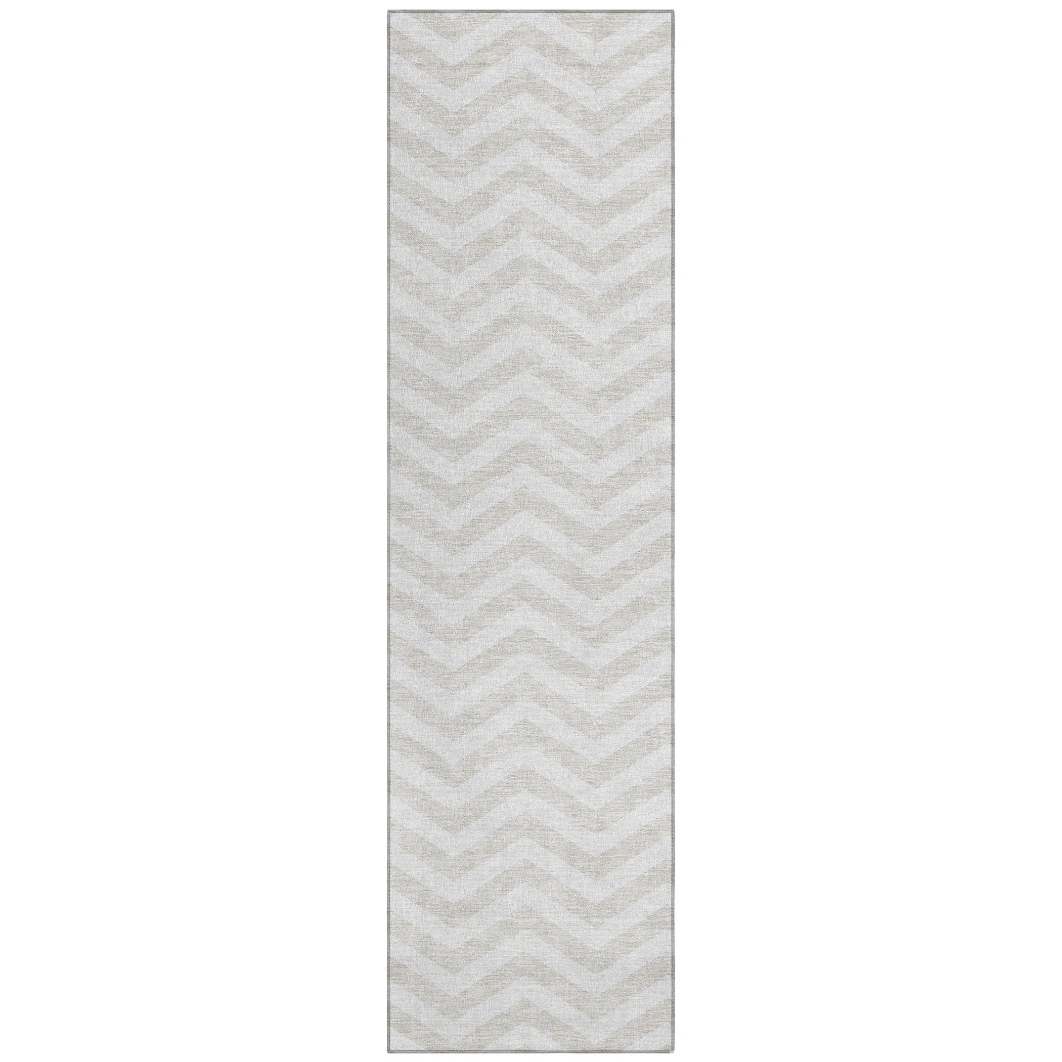 Machine Washable Indoor/ Outdoor Chantille Chevron Stripe Rug
