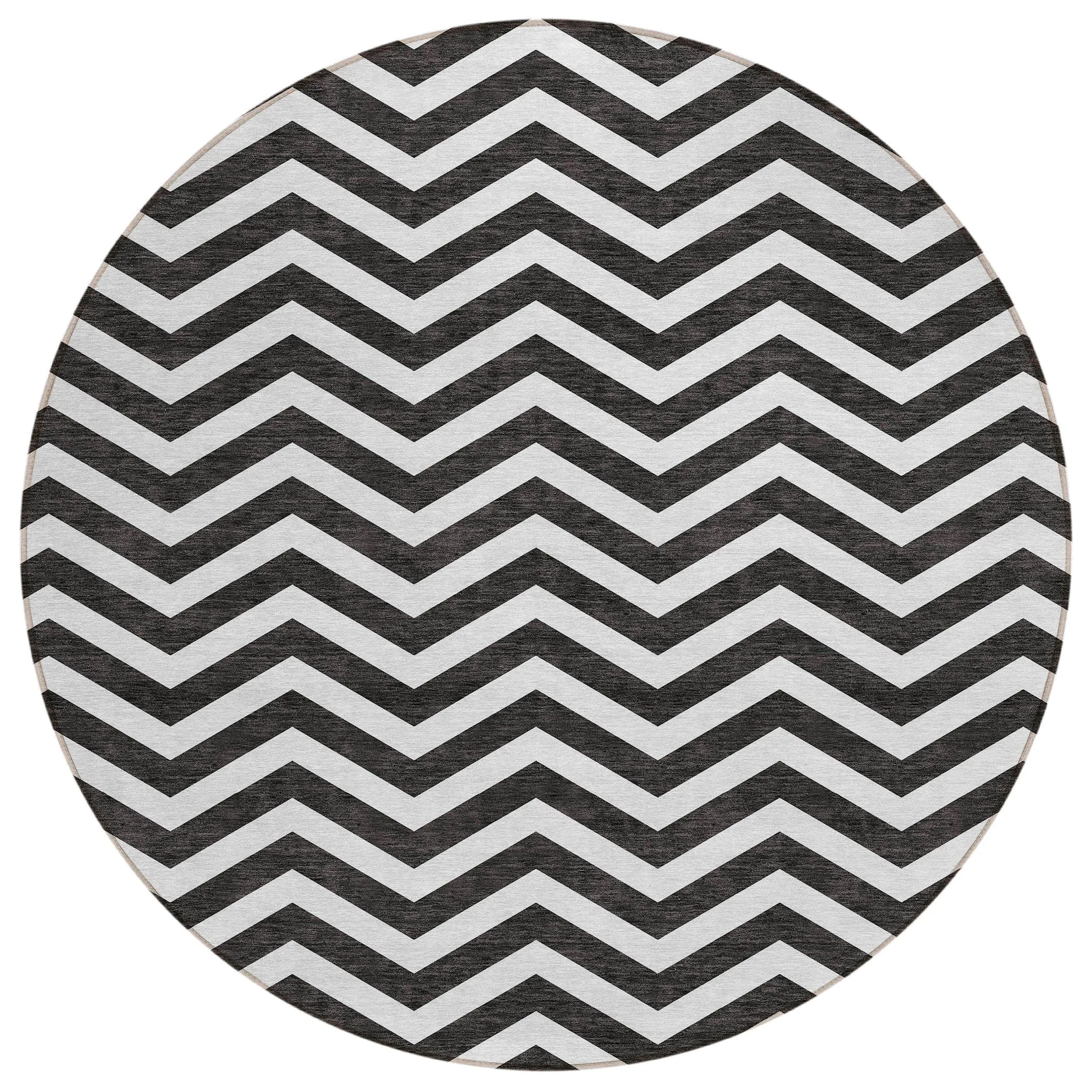 Machine Washable Indoor/ Outdoor Chantille Chevron Stripe Rug