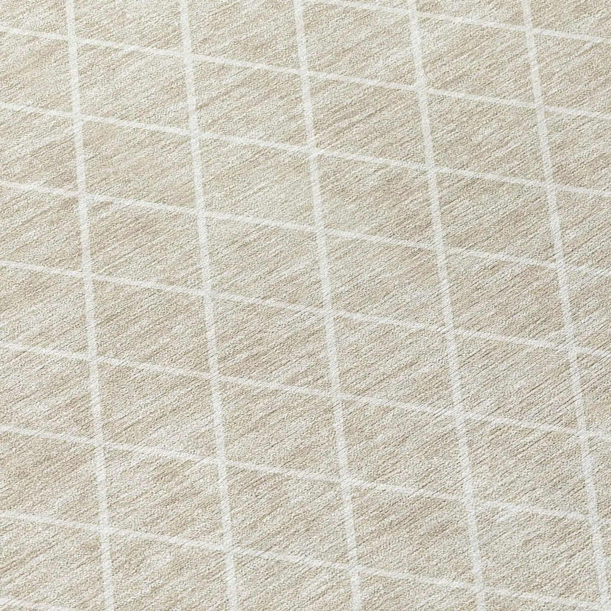 Machine Washable Indoor/ Outdoor Chantille Diamond Trellis Rug