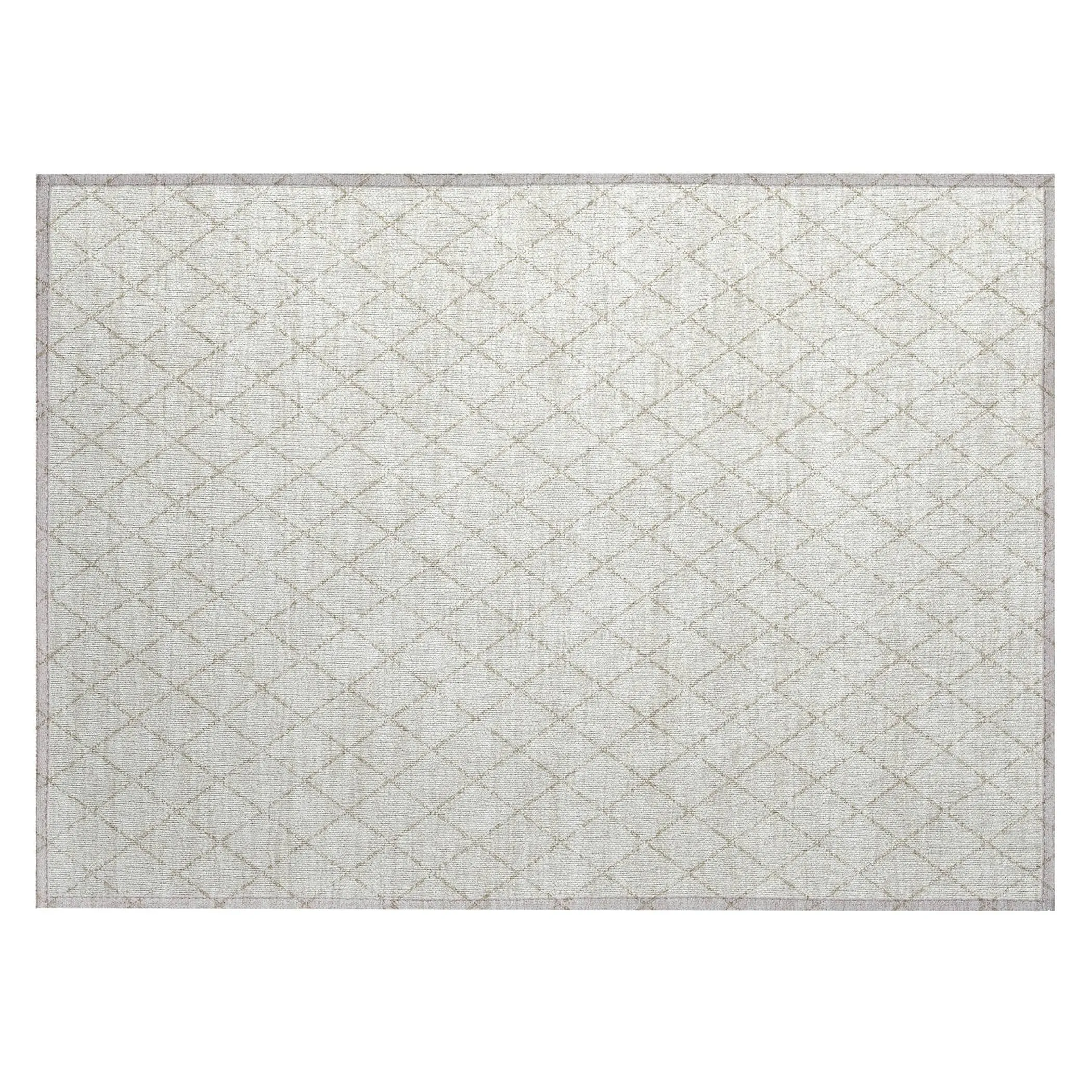 Machine Washable Indoor/ Outdoor Chantille Diamond Trellis Rug