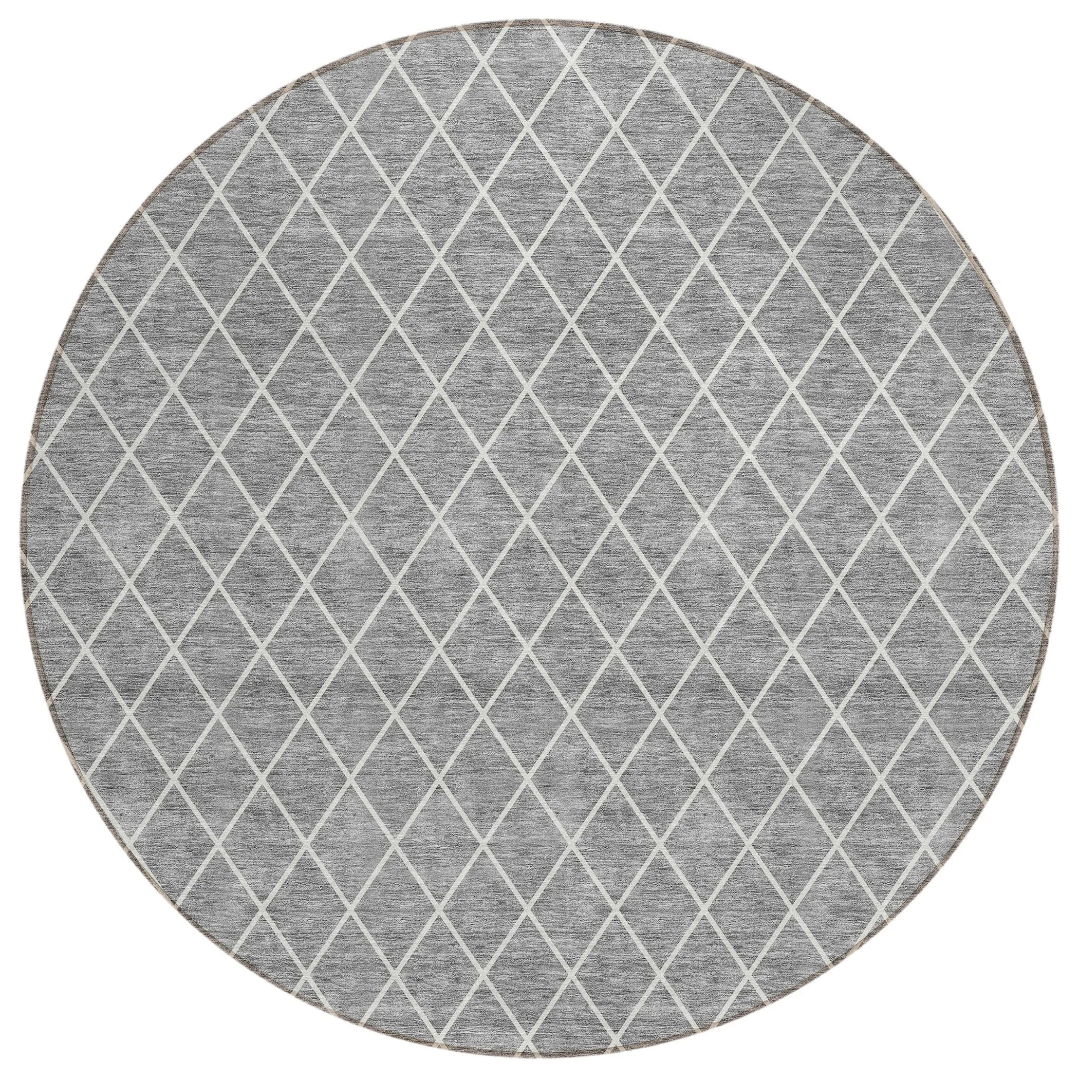 Machine Washable Indoor/ Outdoor Chantille Diamond Trellis Rug