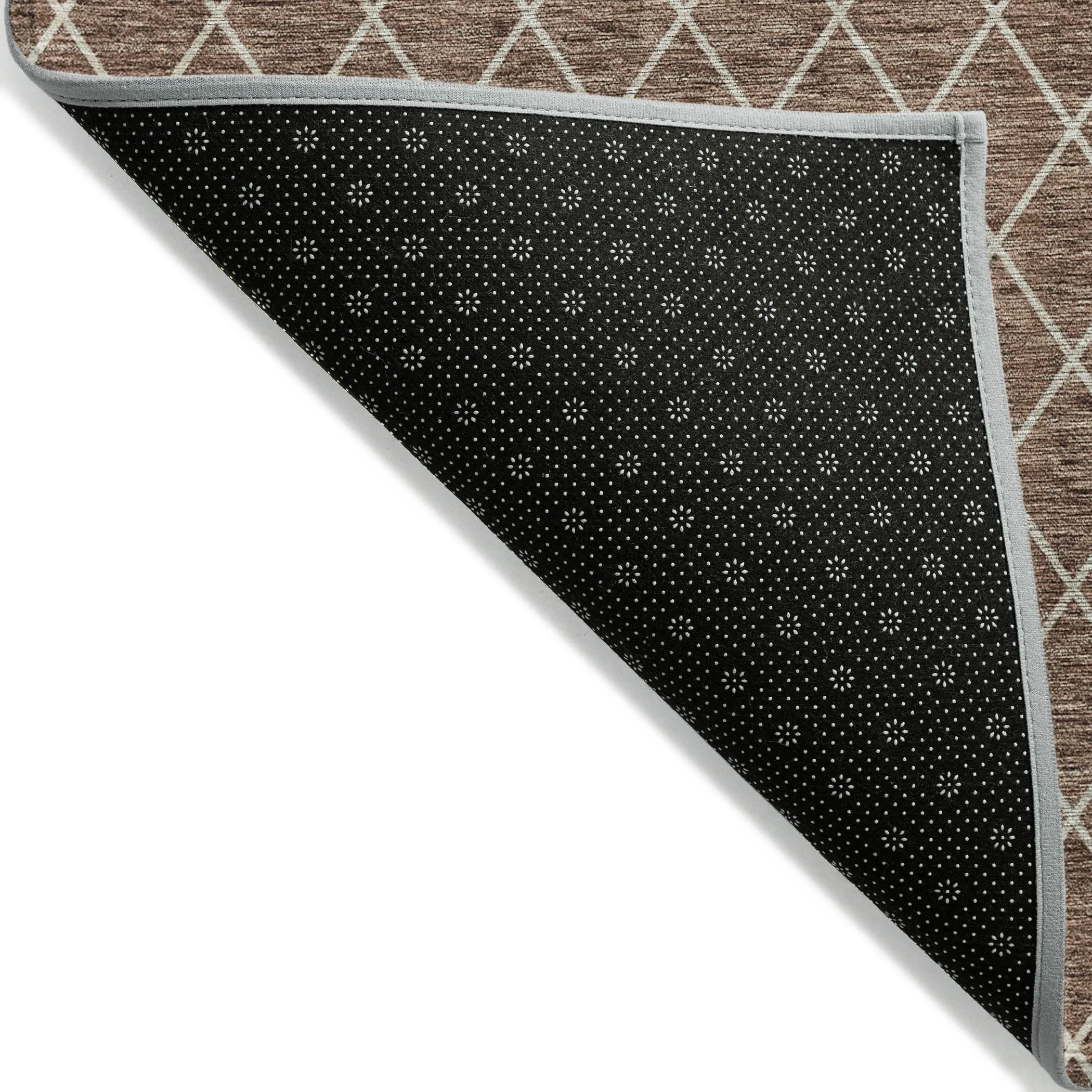 Machine Washable Indoor/ Outdoor Chantille Diamond Trellis Rug