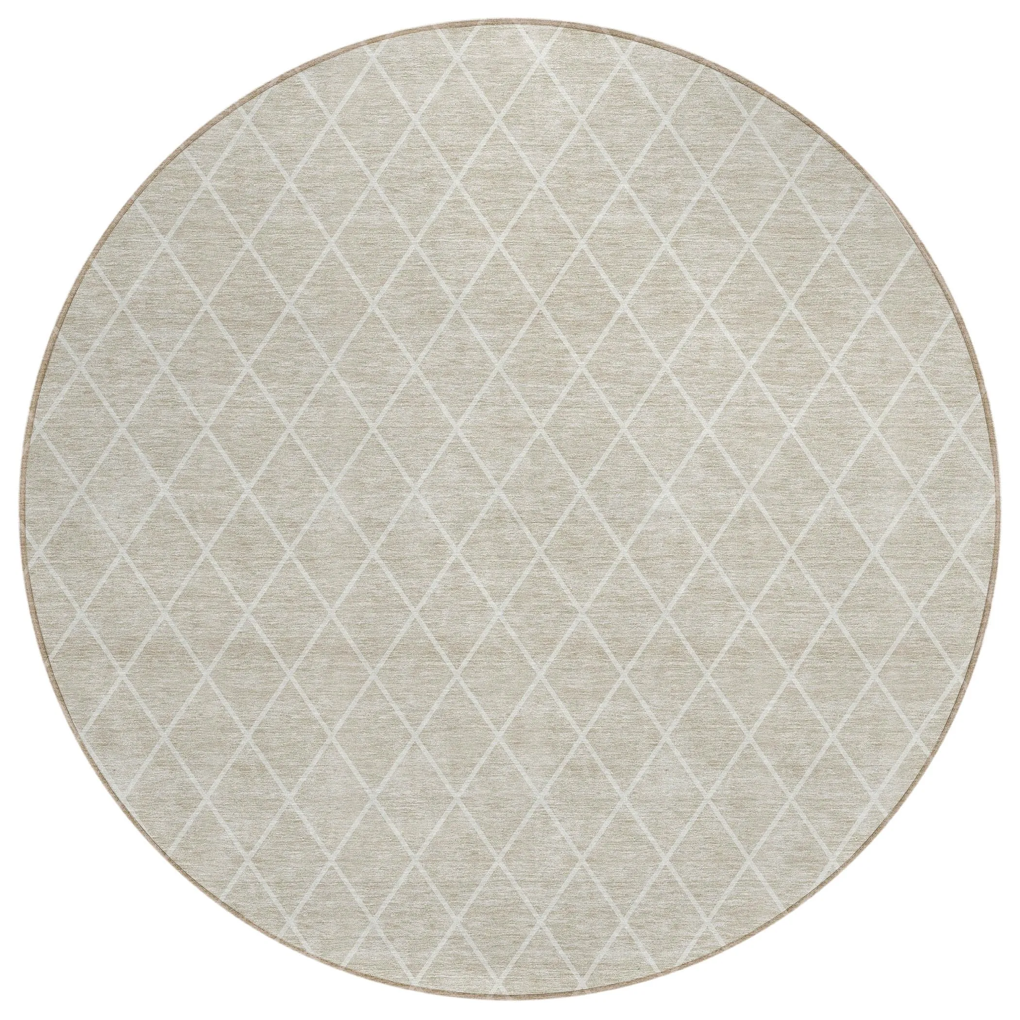 Machine Washable Indoor/ Outdoor Chantille Diamond Trellis Rug
