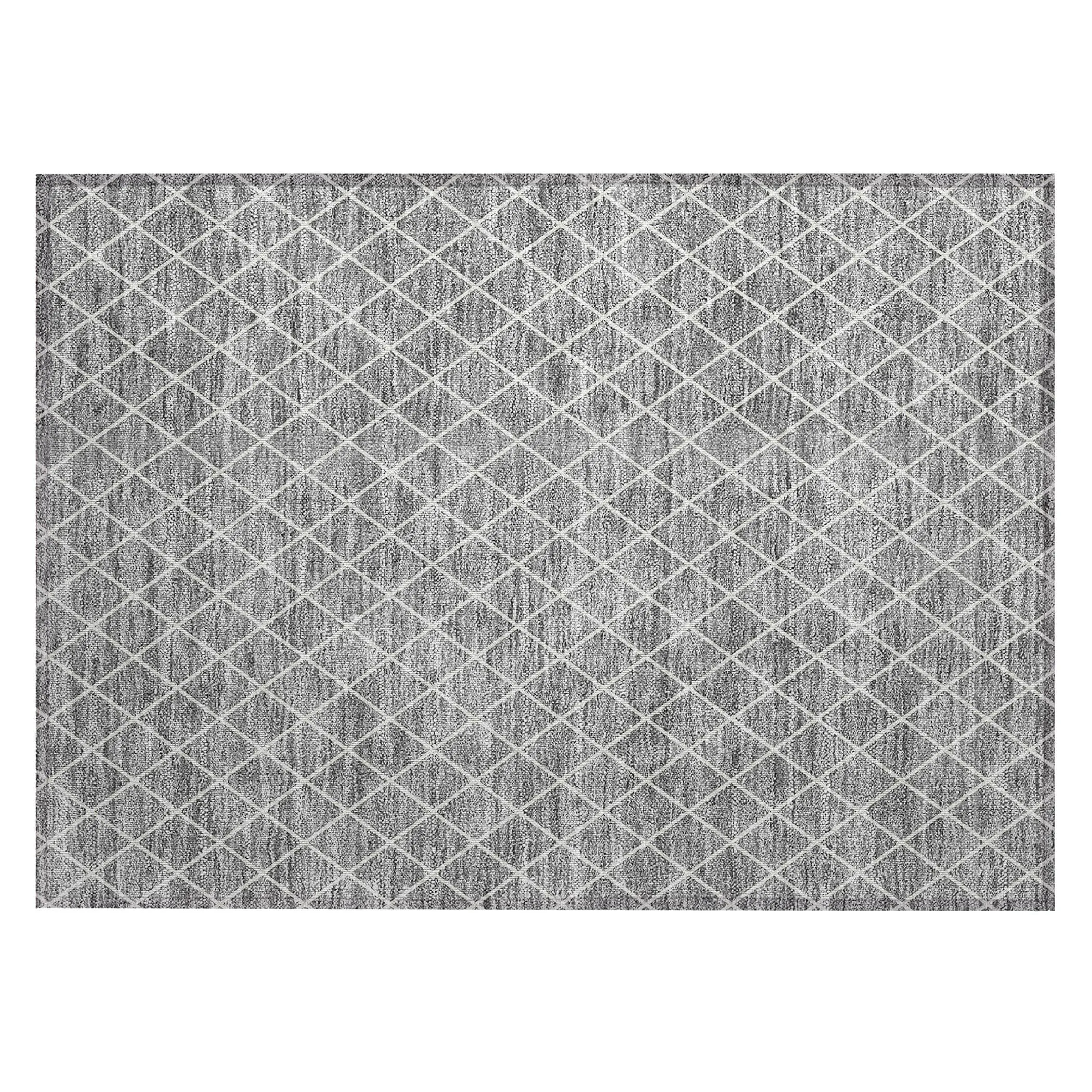 Machine Washable Indoor/ Outdoor Chantille Diamond Trellis Rug