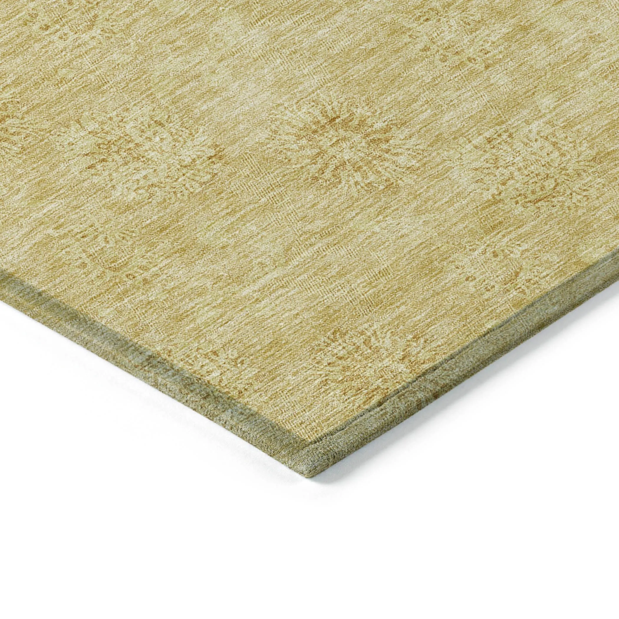 Machine Washable Indoor/ Outdoor Chantille Floral Burst Rug