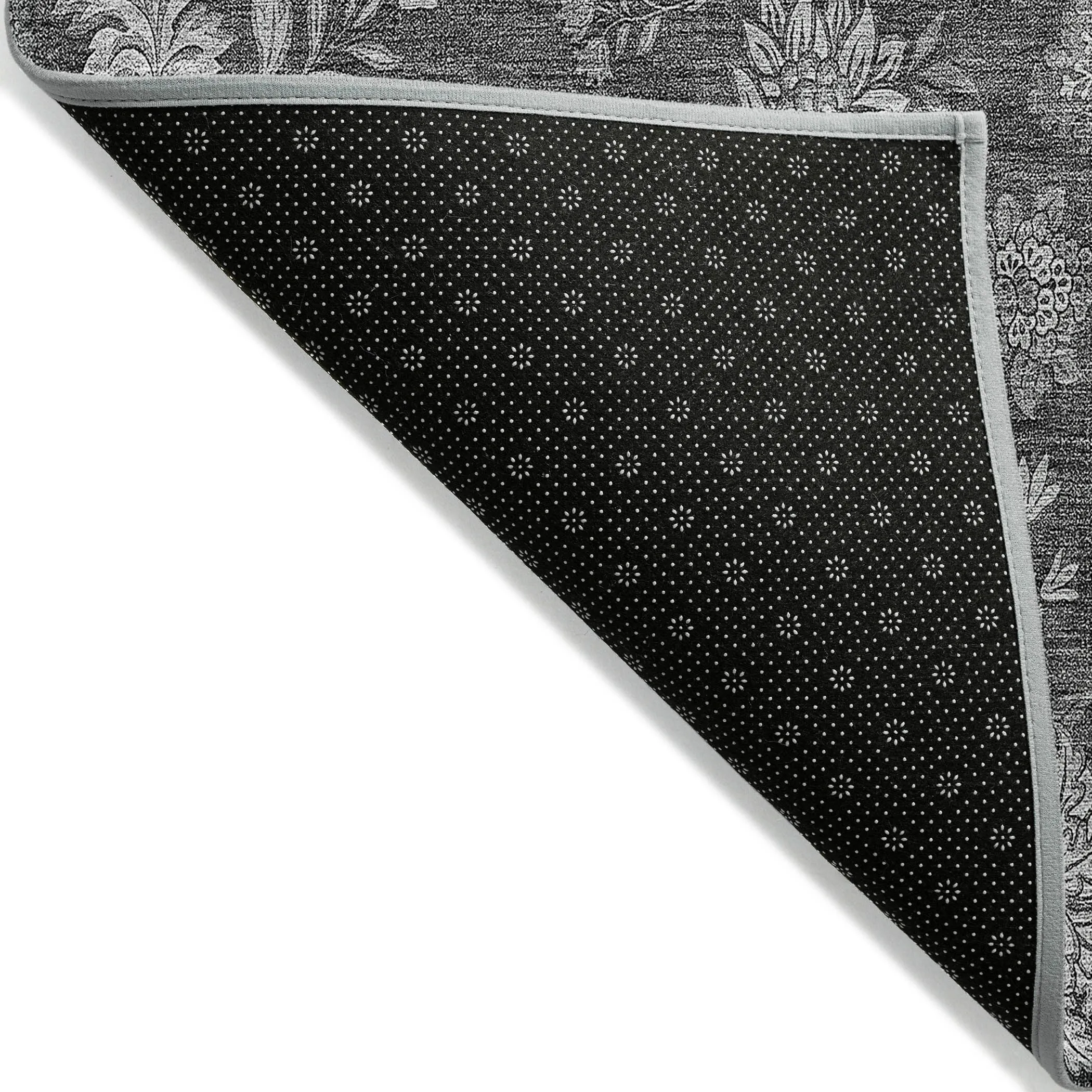 Machine Washable Indoor/ Outdoor Chantille Floral Farmhouse Rug