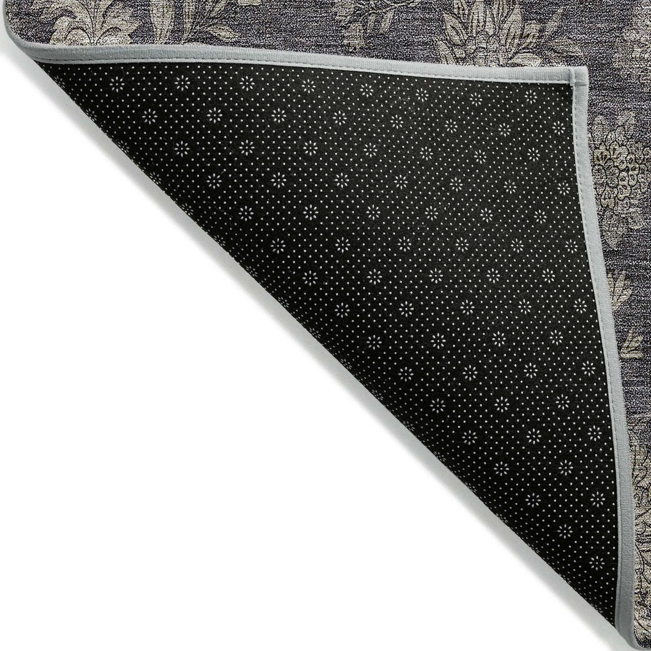 Machine Washable Indoor/ Outdoor Chantille Floral Farmhouse Rug