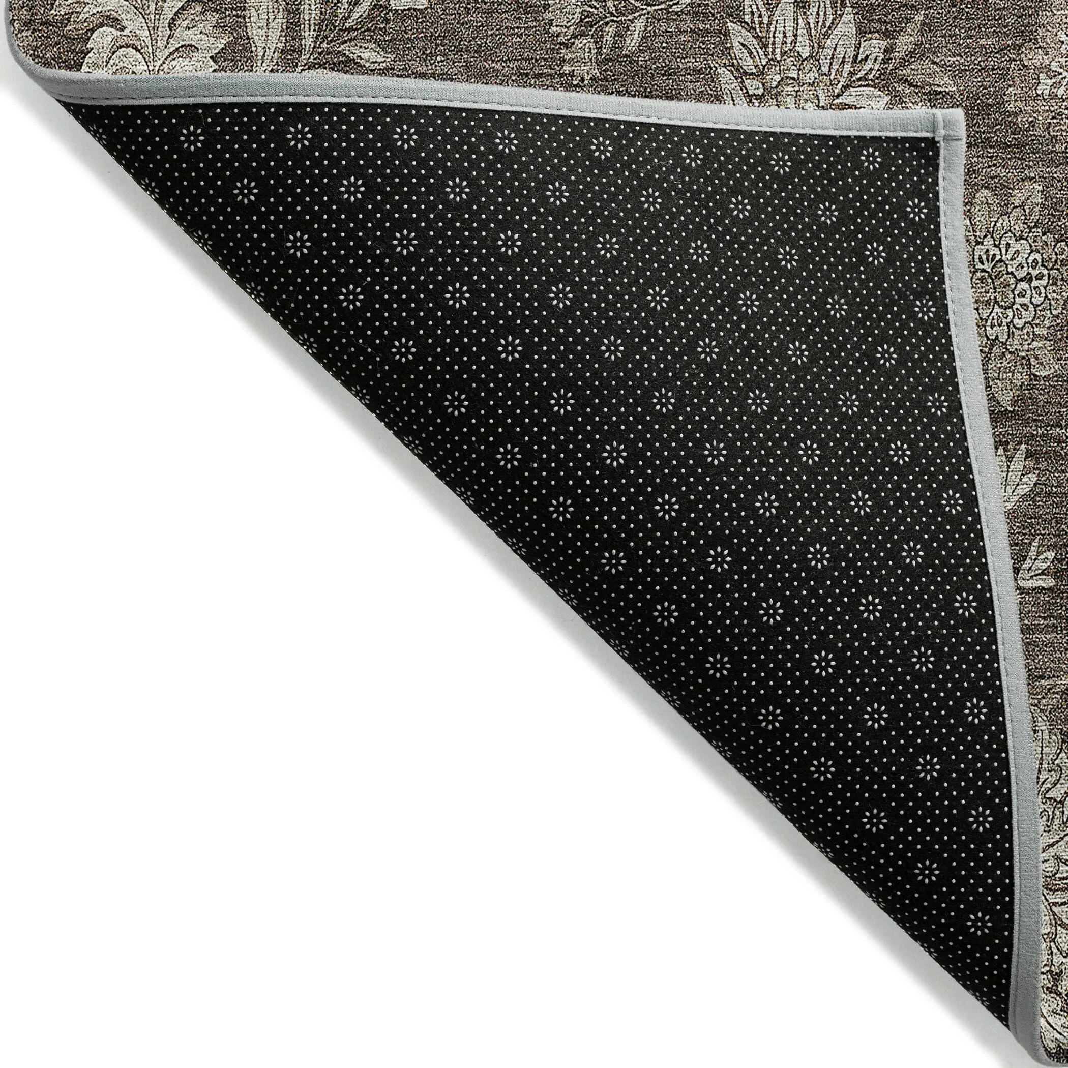Machine Washable Indoor/ Outdoor Chantille Floral Farmhouse Rug