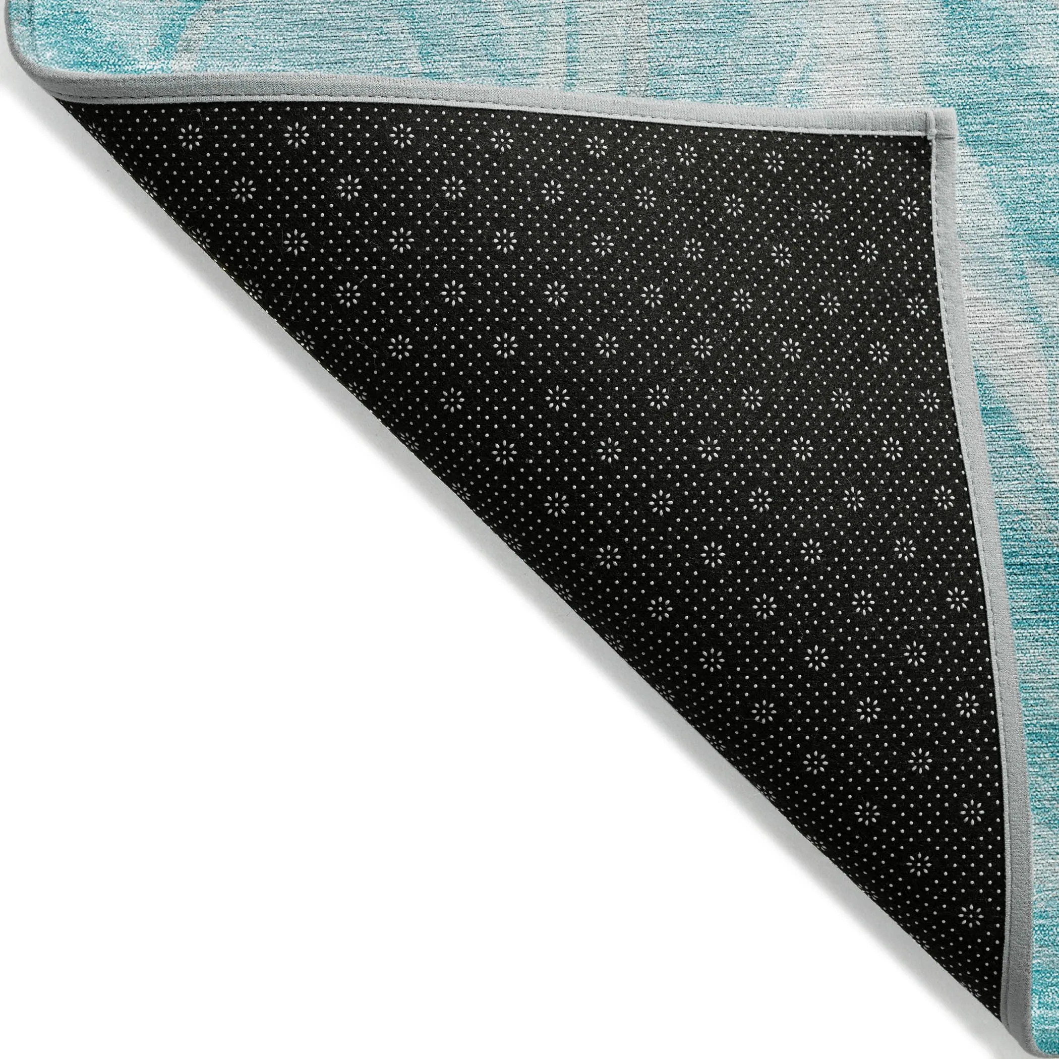 Machine Washable Indoor/ Outdoor Chantille Moden Waves Rug