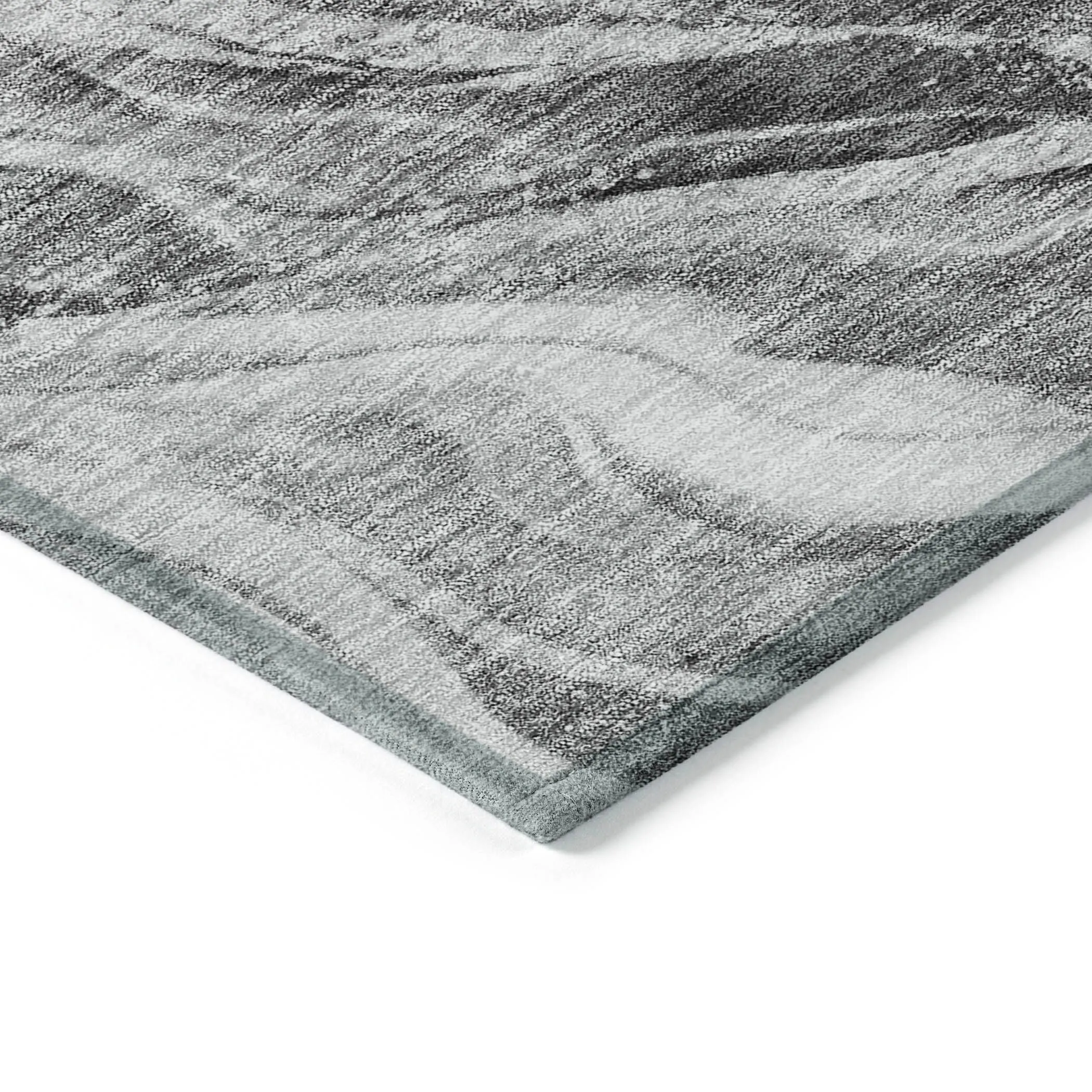 Machine Washable Indoor/ Outdoor Chantille Moden Waves Rug