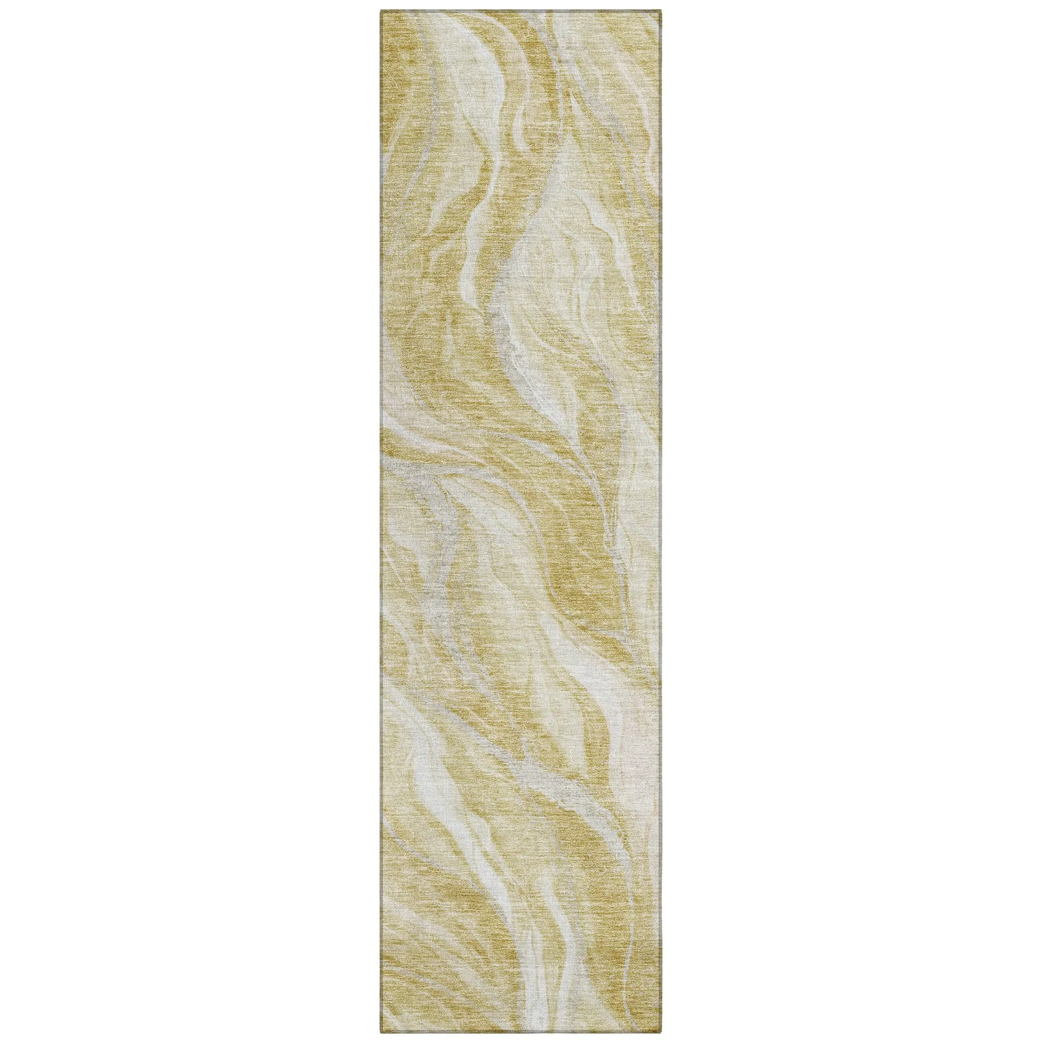 Machine Washable Indoor/ Outdoor Chantille Moden Waves Rug