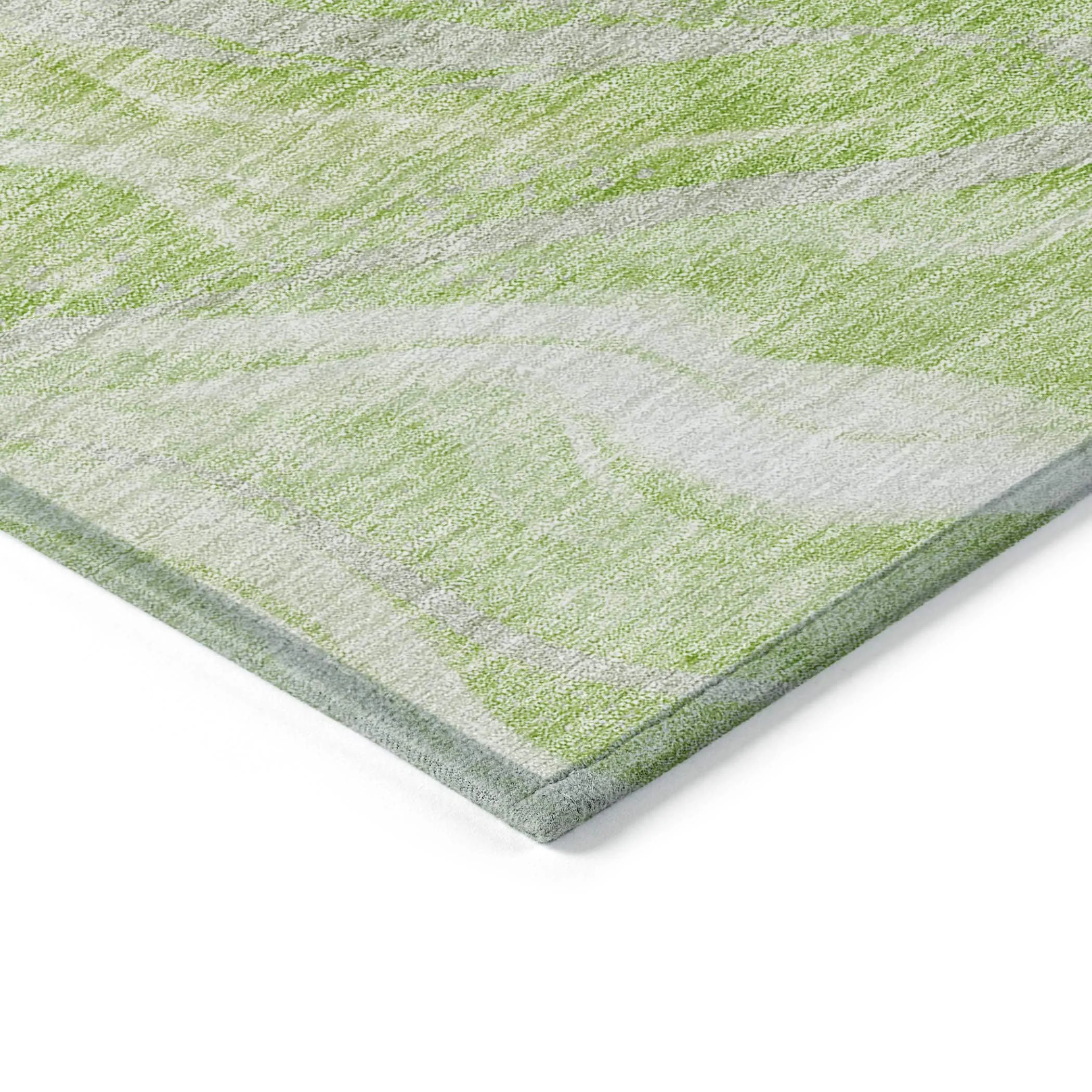 Machine Washable Indoor/ Outdoor Chantille Moden Waves Rug