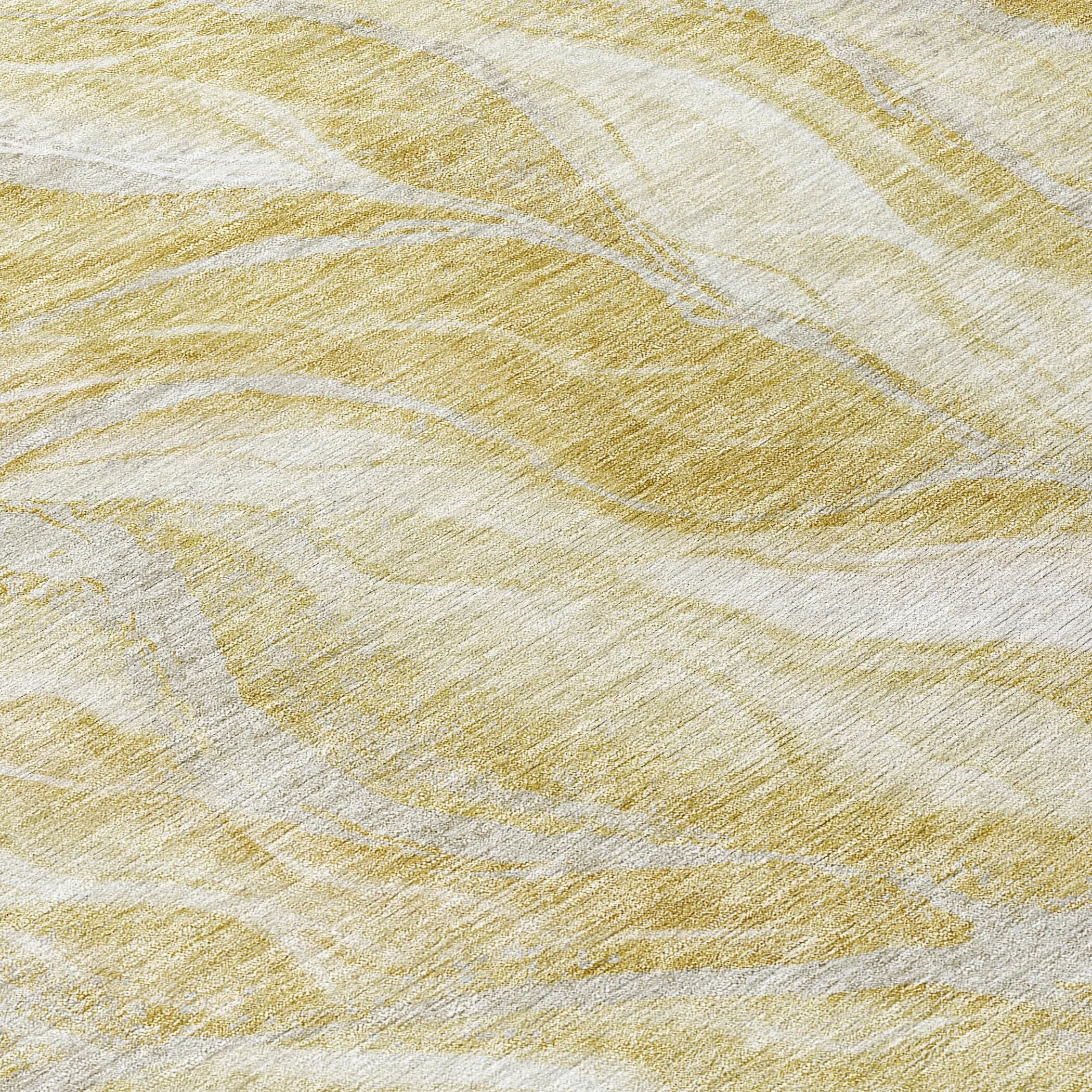 Machine Washable Indoor/ Outdoor Chantille Moden Waves Rug