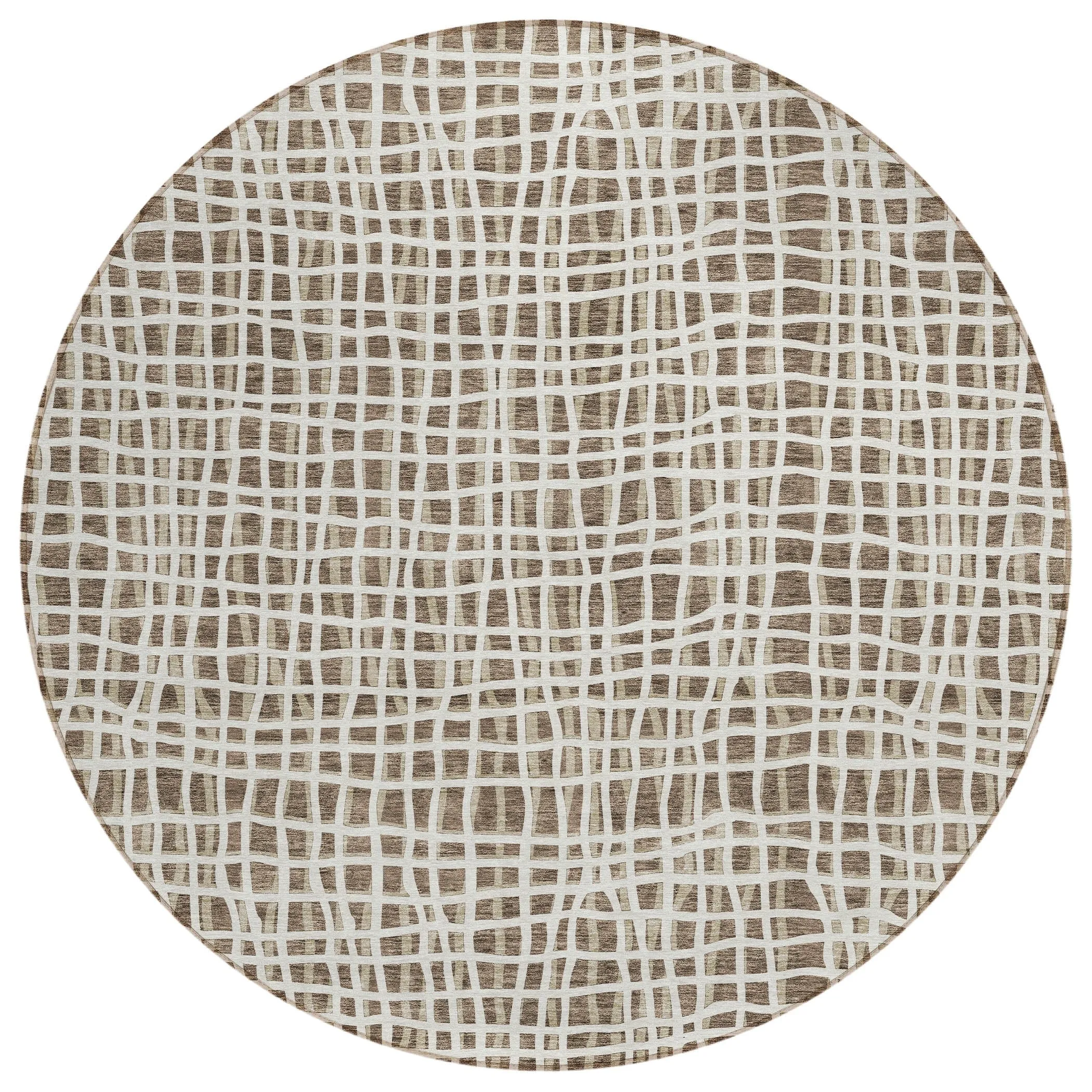 Machine Washable Indoor/ Outdoor Chantille Modern Abstract Rug