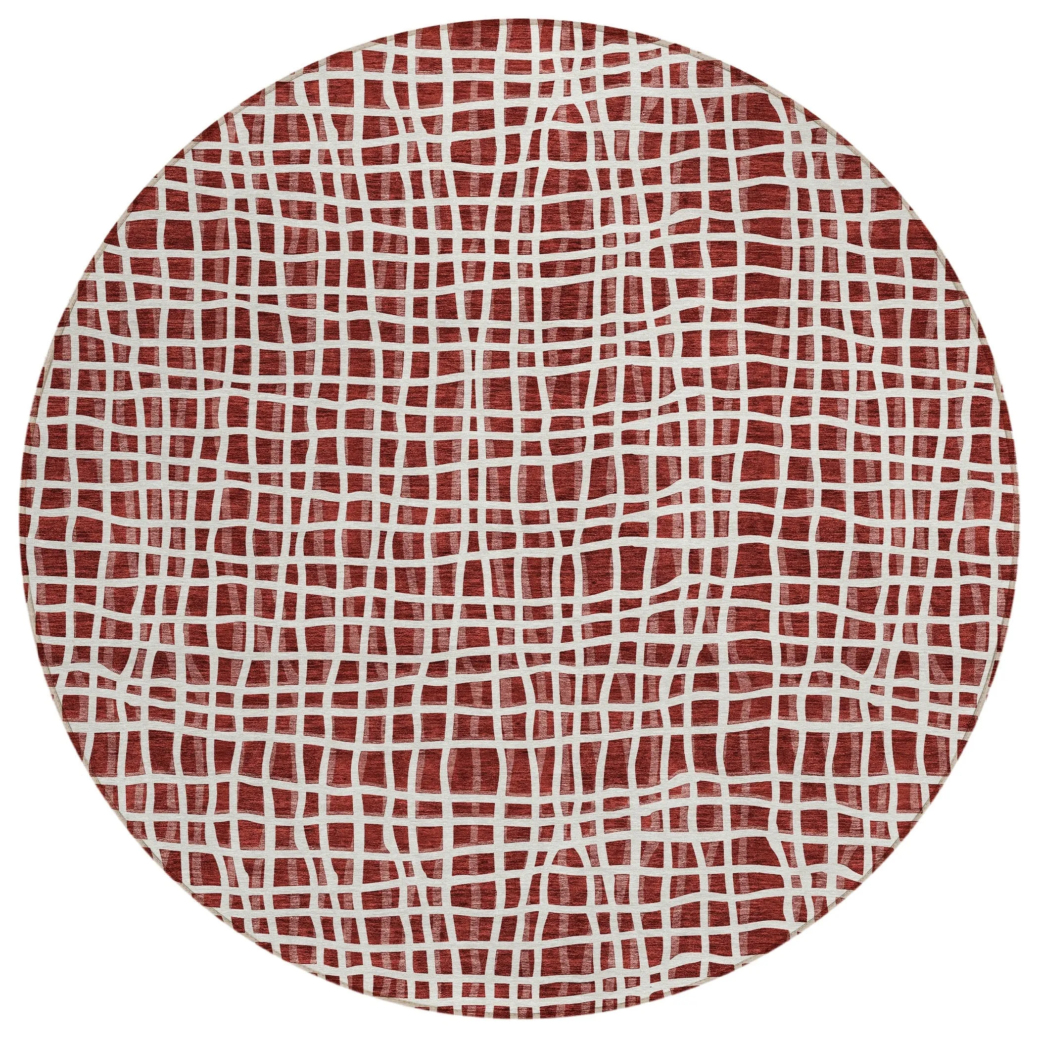 Machine Washable Indoor/ Outdoor Chantille Modern Abstract Rug