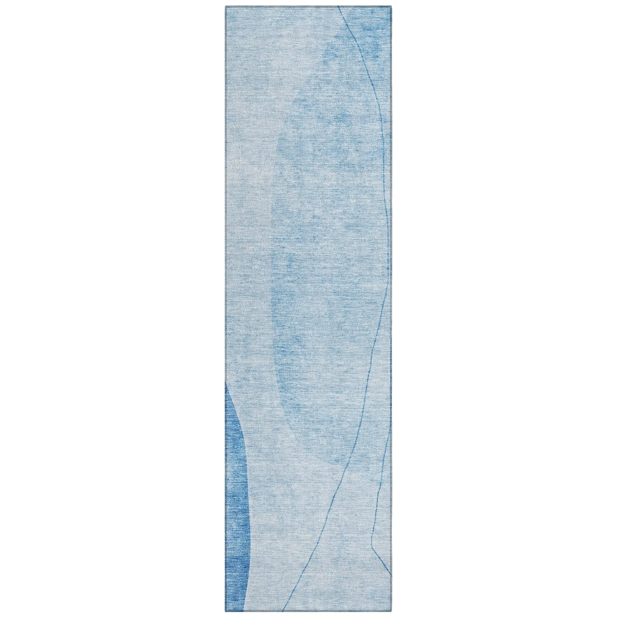 Machine Washable Indoor/ Outdoor Chantille Modern Abstract Rug