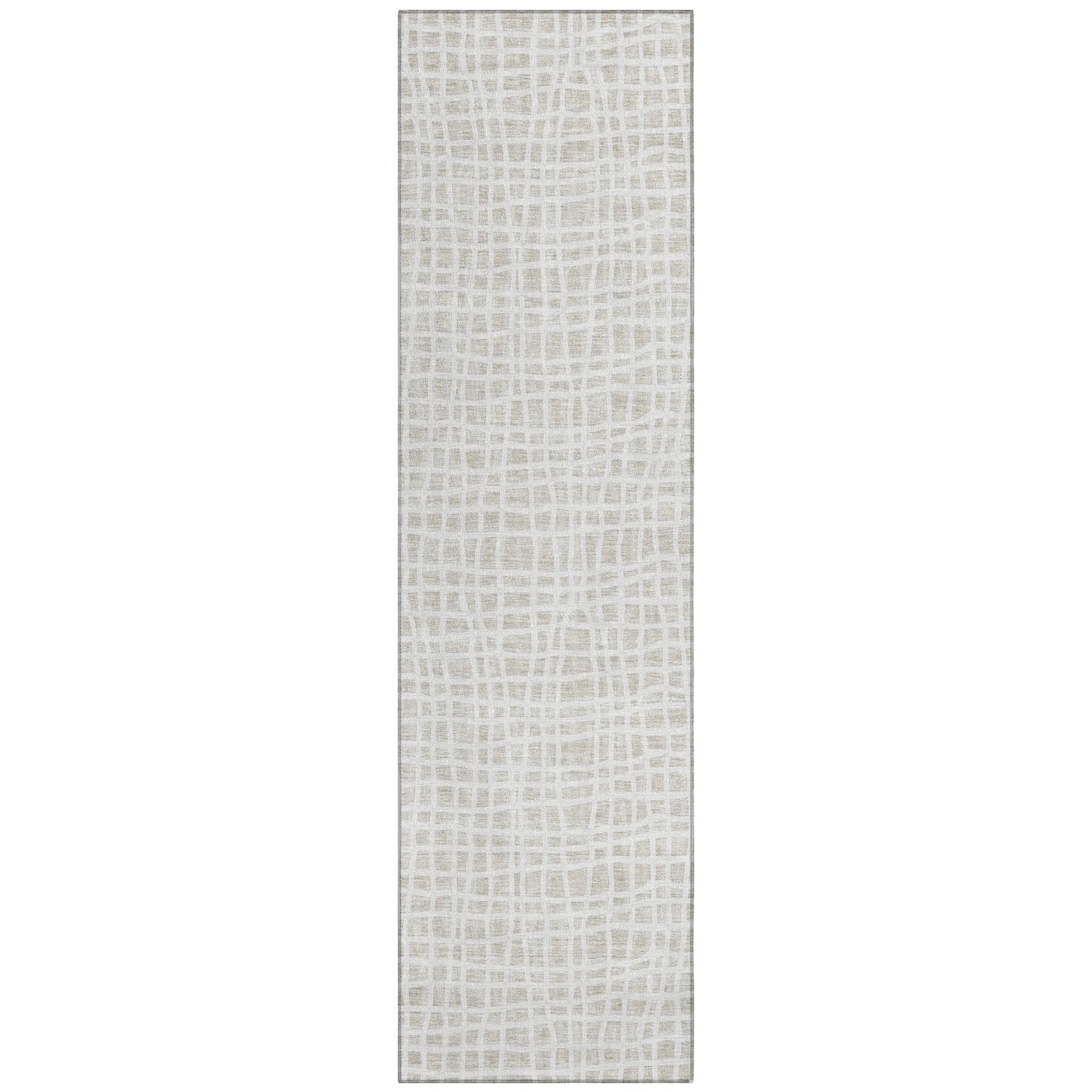 Machine Washable Indoor/ Outdoor Chantille Modern Abstract Rug