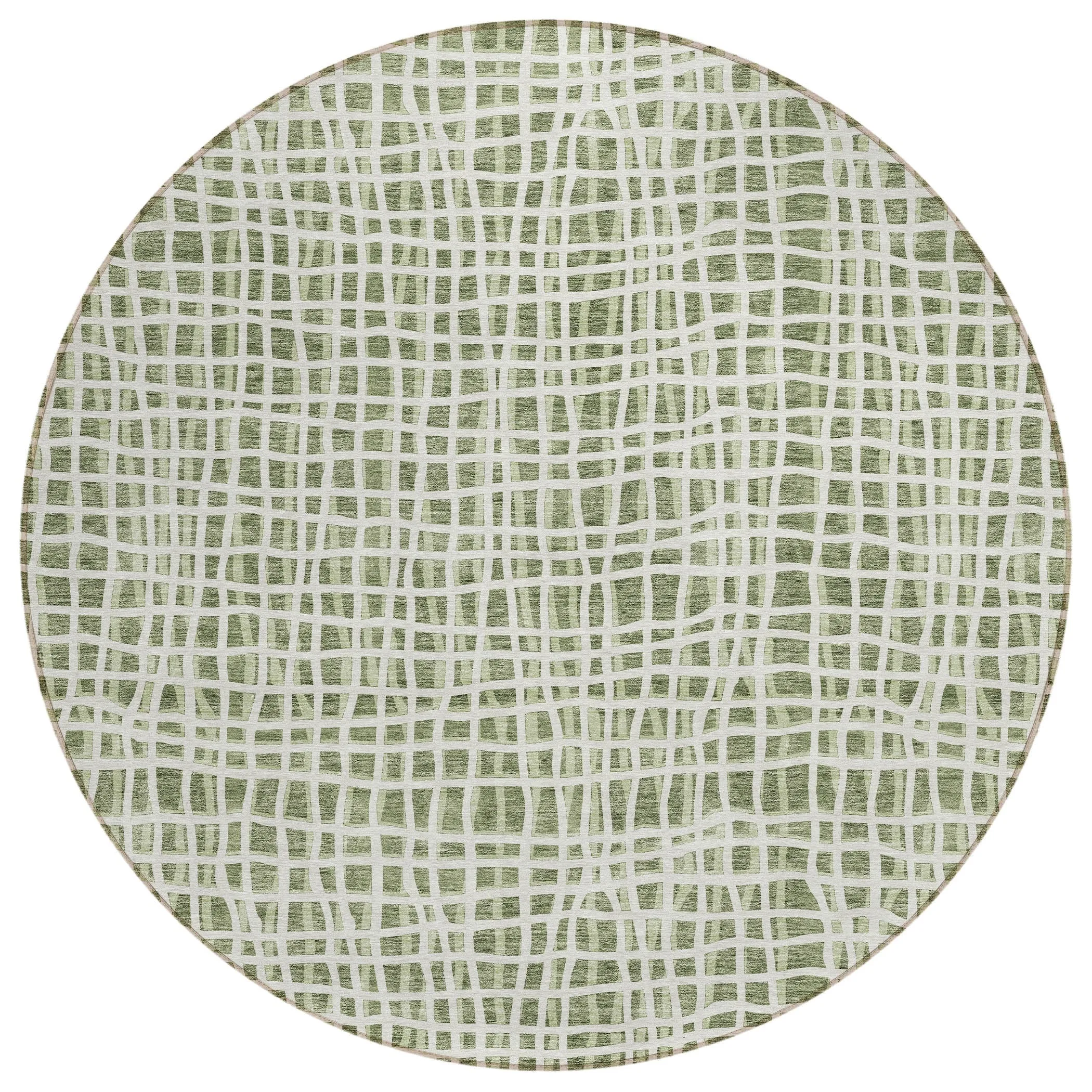 Machine Washable Indoor/ Outdoor Chantille Modern Abstract Rug