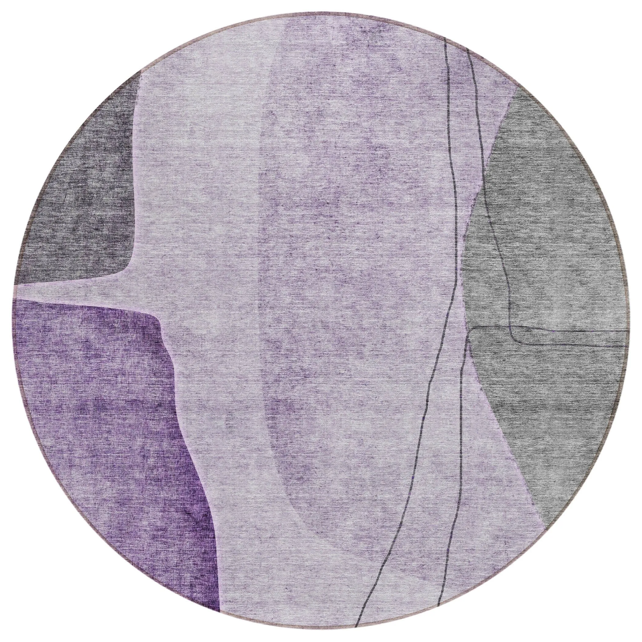 Machine Washable Indoor/ Outdoor Chantille Modern Abstract Rug