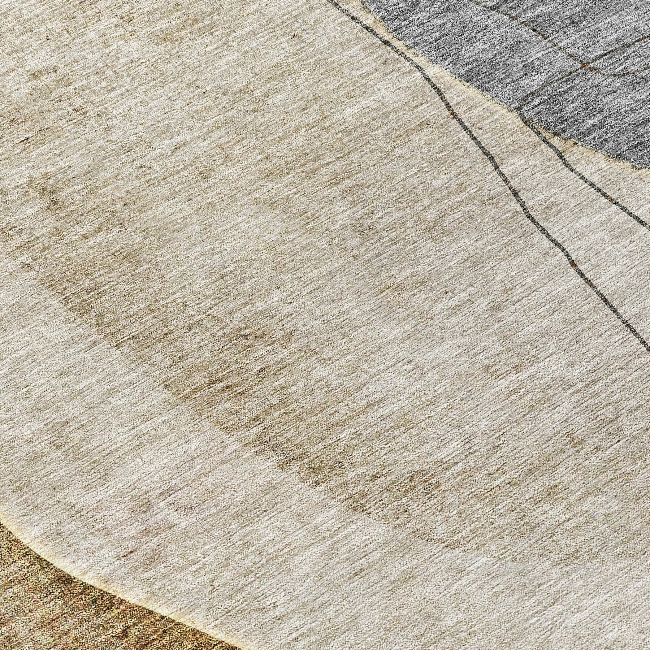 Machine Washable Indoor/ Outdoor Chantille Modern Abstract Rug