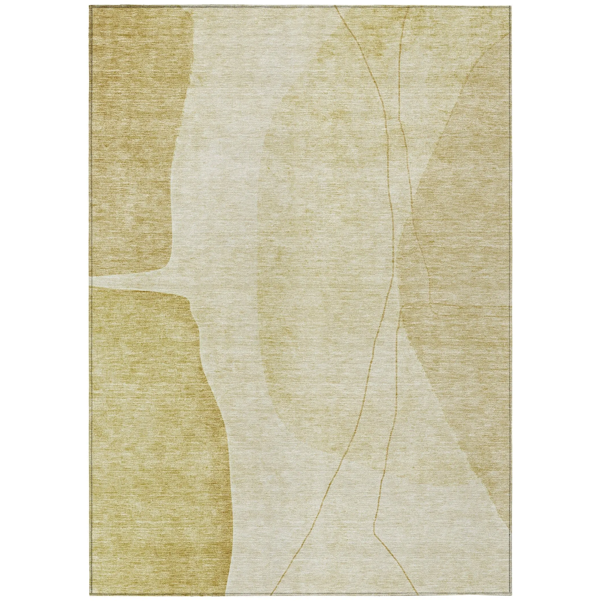 Machine Washable Indoor/ Outdoor Chantille Modern Abstract Rug