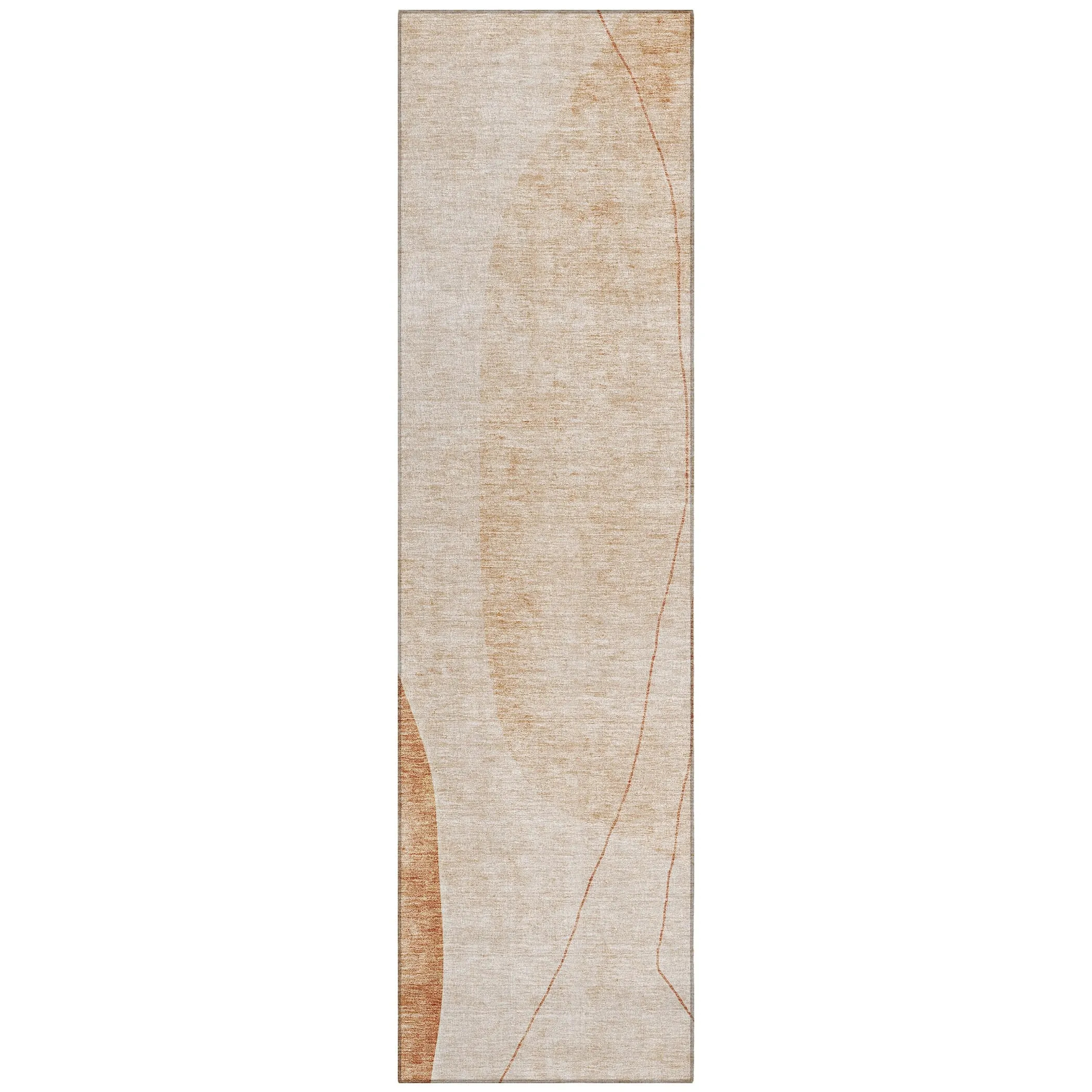 Machine Washable Indoor/ Outdoor Chantille Modern Abstract Rug