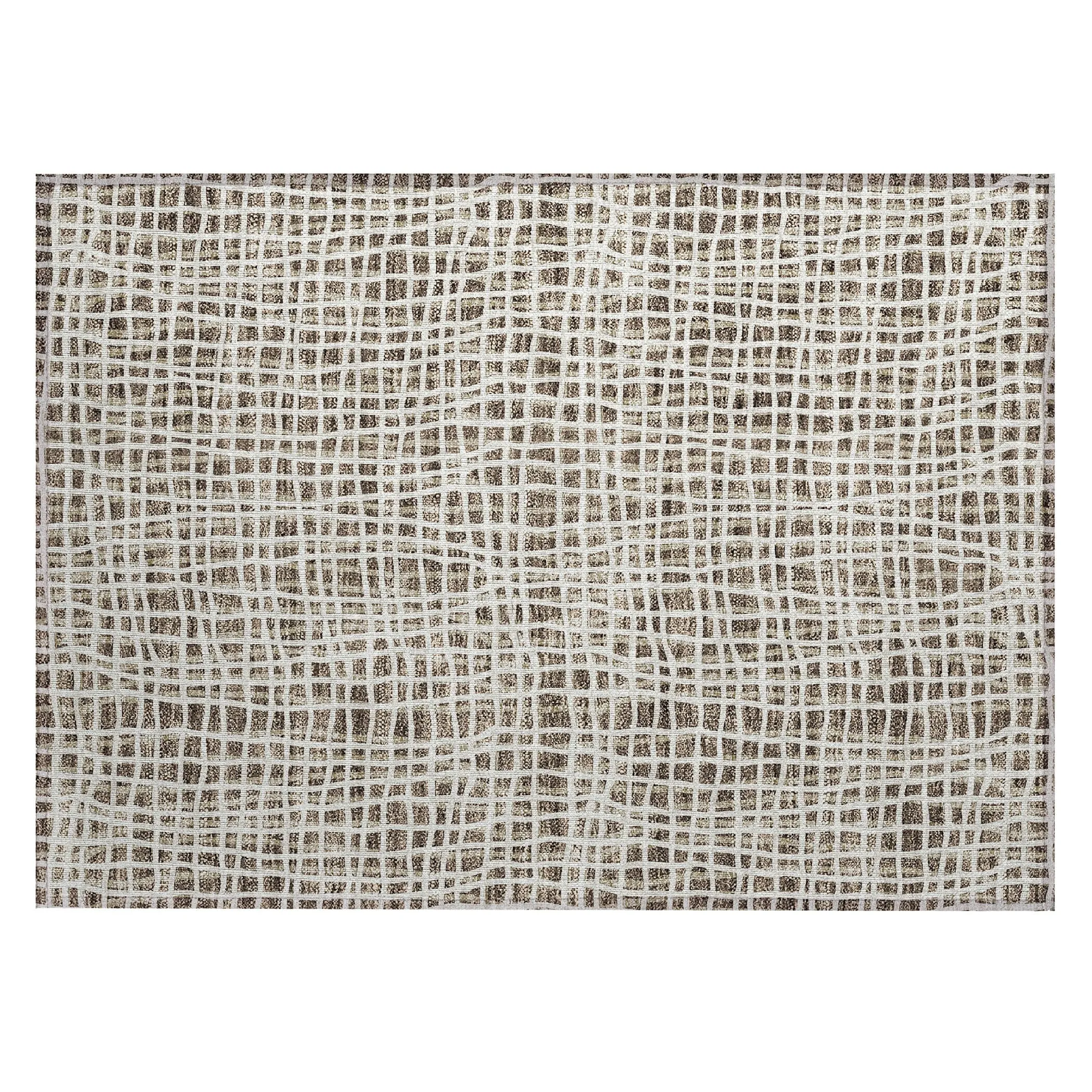 Machine Washable Indoor/ Outdoor Chantille Modern Abstract Rug