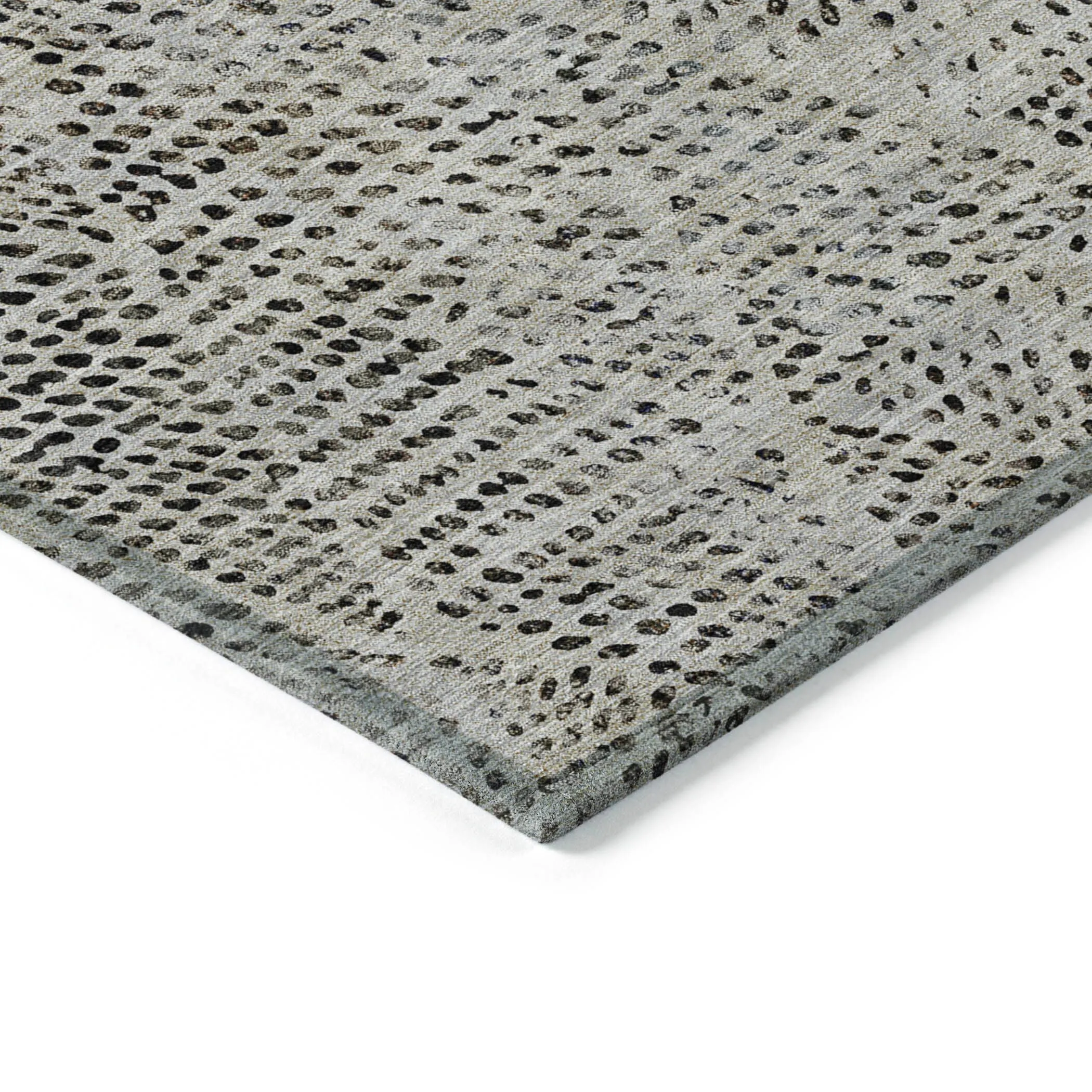 Machine Washable Indoor/ Outdoor Chantille Modern Diamonds Rug