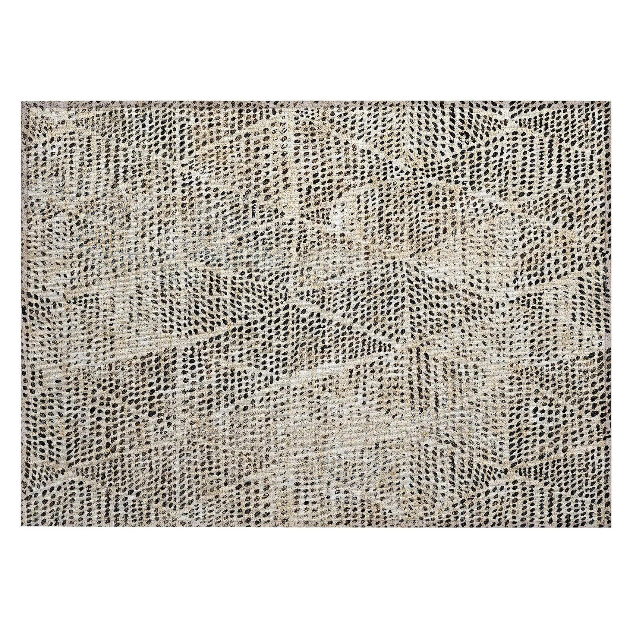 Machine Washable Indoor/ Outdoor Chantille Modern Diamonds Rug