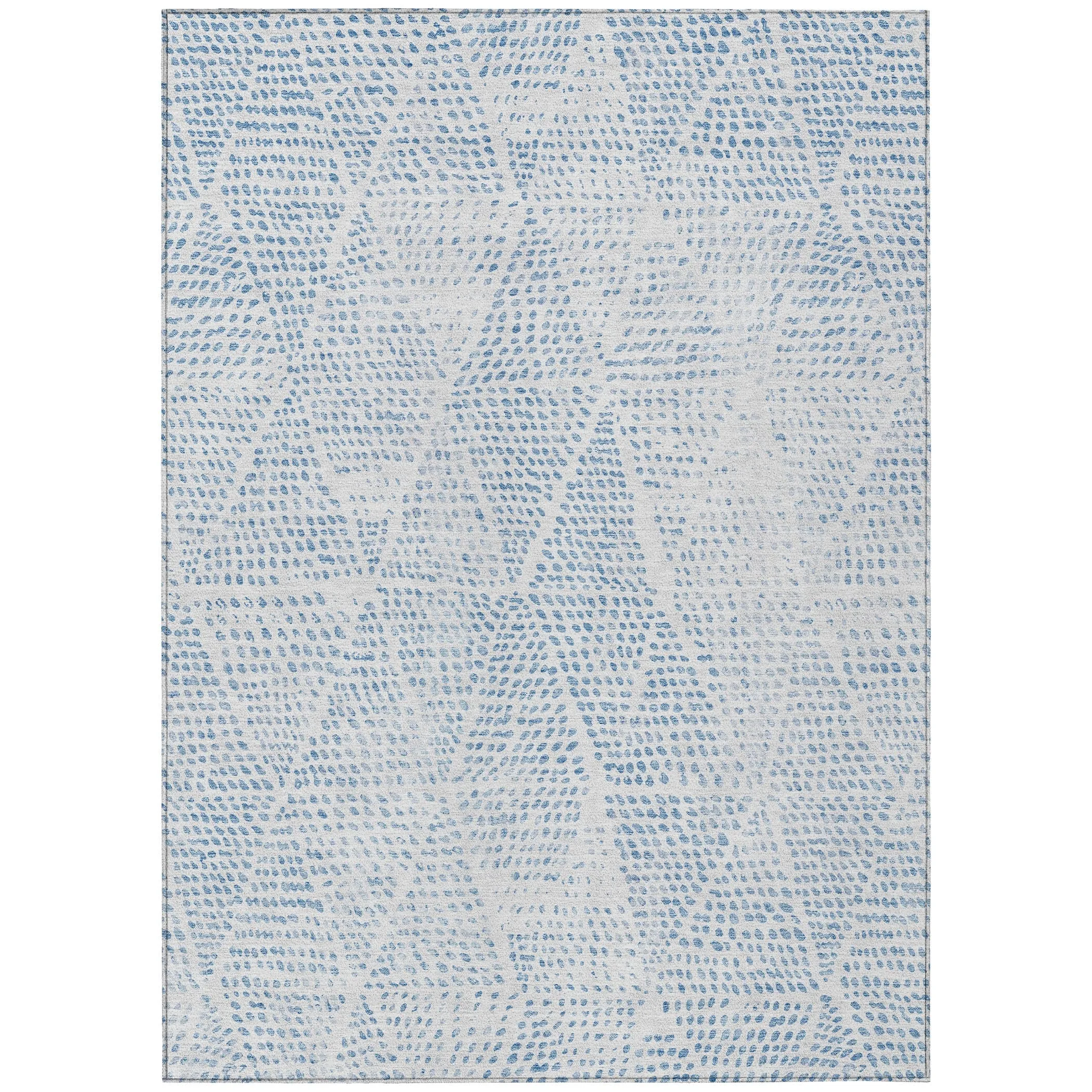 Machine Washable Indoor/ Outdoor Chantille Modern Diamonds Rug