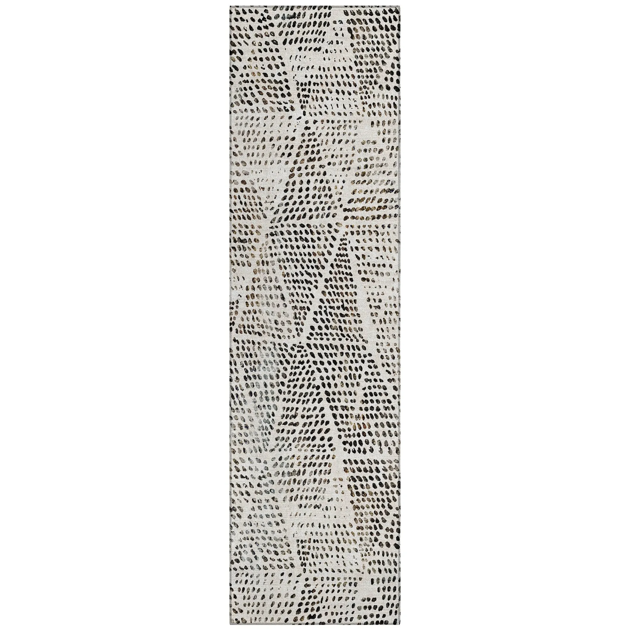 Machine Washable Indoor/ Outdoor Chantille Modern Diamonds Rug