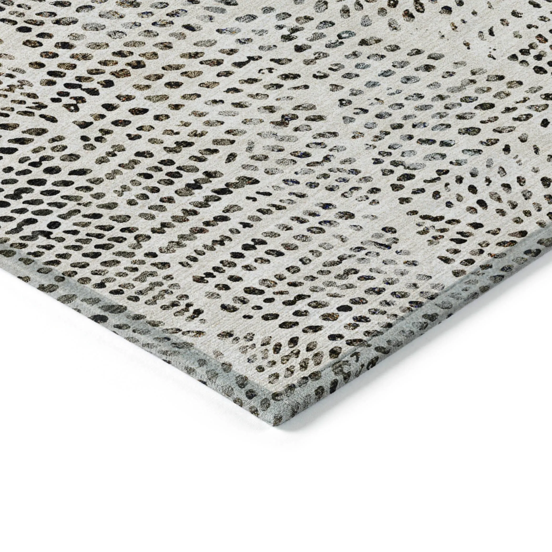 Machine Washable Indoor/ Outdoor Chantille Modern Diamonds Rug