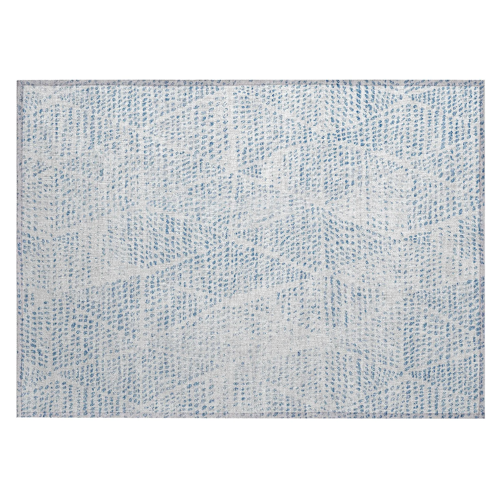 Machine Washable Indoor/ Outdoor Chantille Modern Diamonds Rug