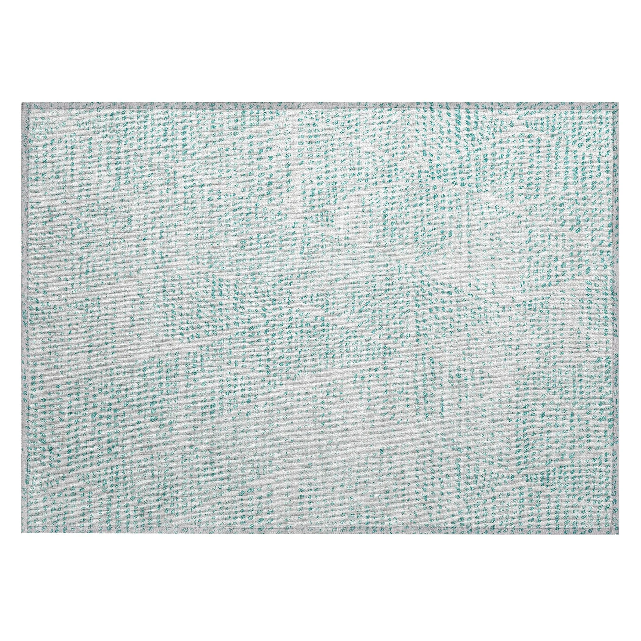 Machine Washable Indoor/ Outdoor Chantille Modern Diamonds Rug
