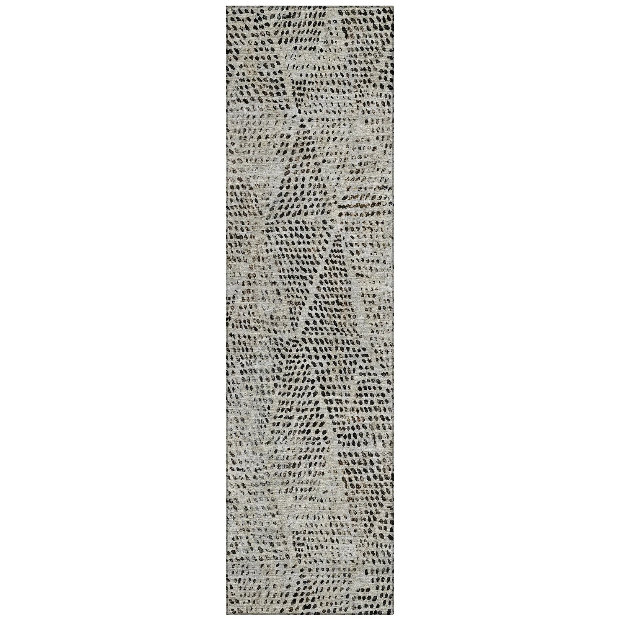 Machine Washable Indoor/ Outdoor Chantille Modern Diamonds Rug
