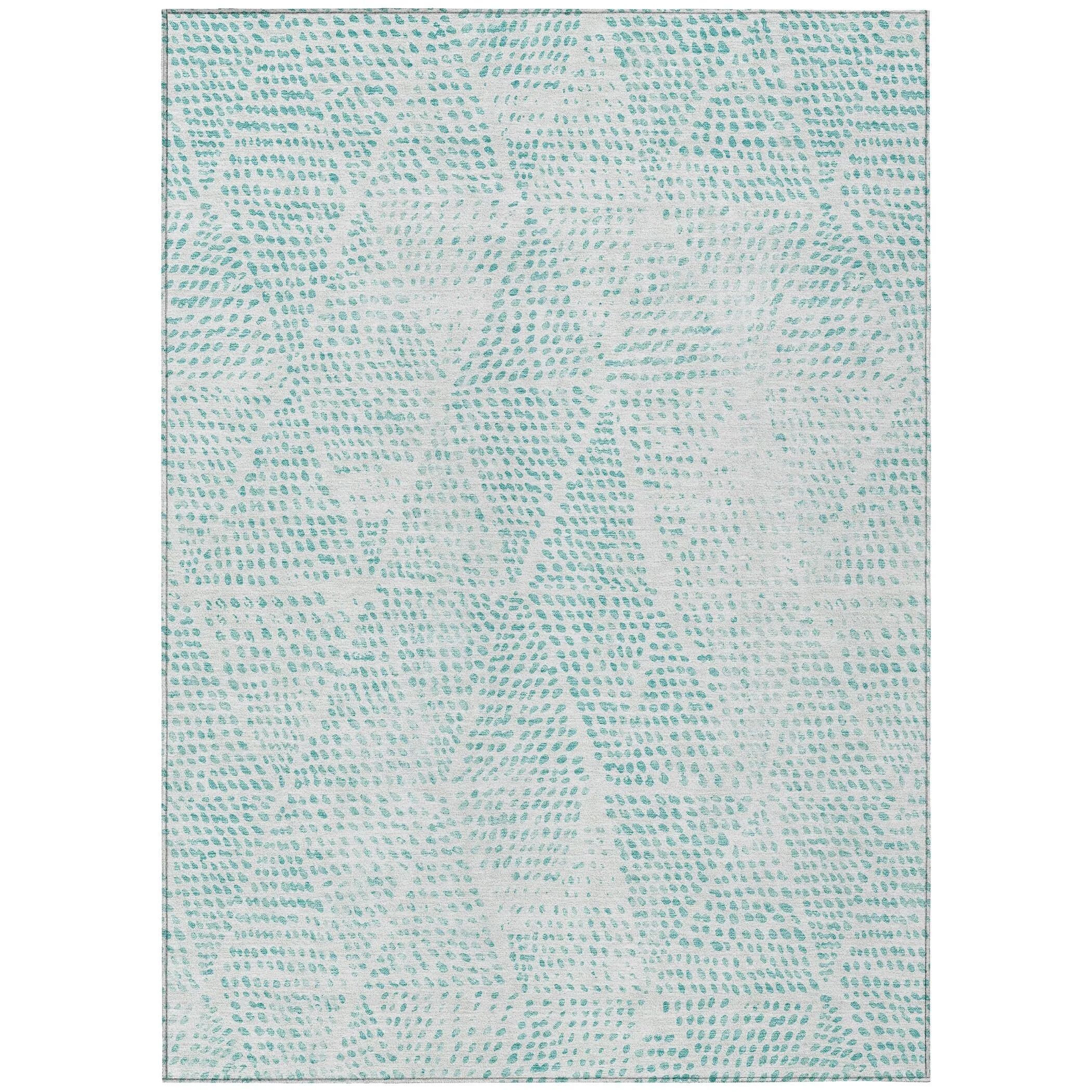 Machine Washable Indoor/ Outdoor Chantille Modern Diamonds Rug