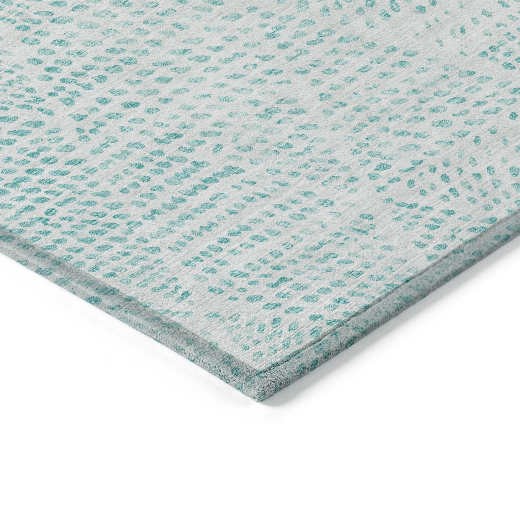Machine Washable Indoor/ Outdoor Chantille Modern Diamonds Rug